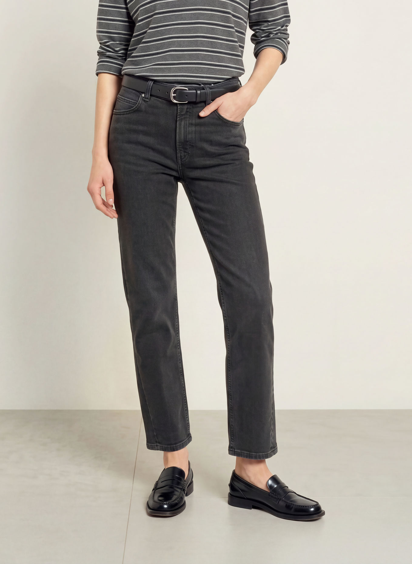 Marc O'Polo Jean droit LEBY: 0532 Dark Grey_Multi_01