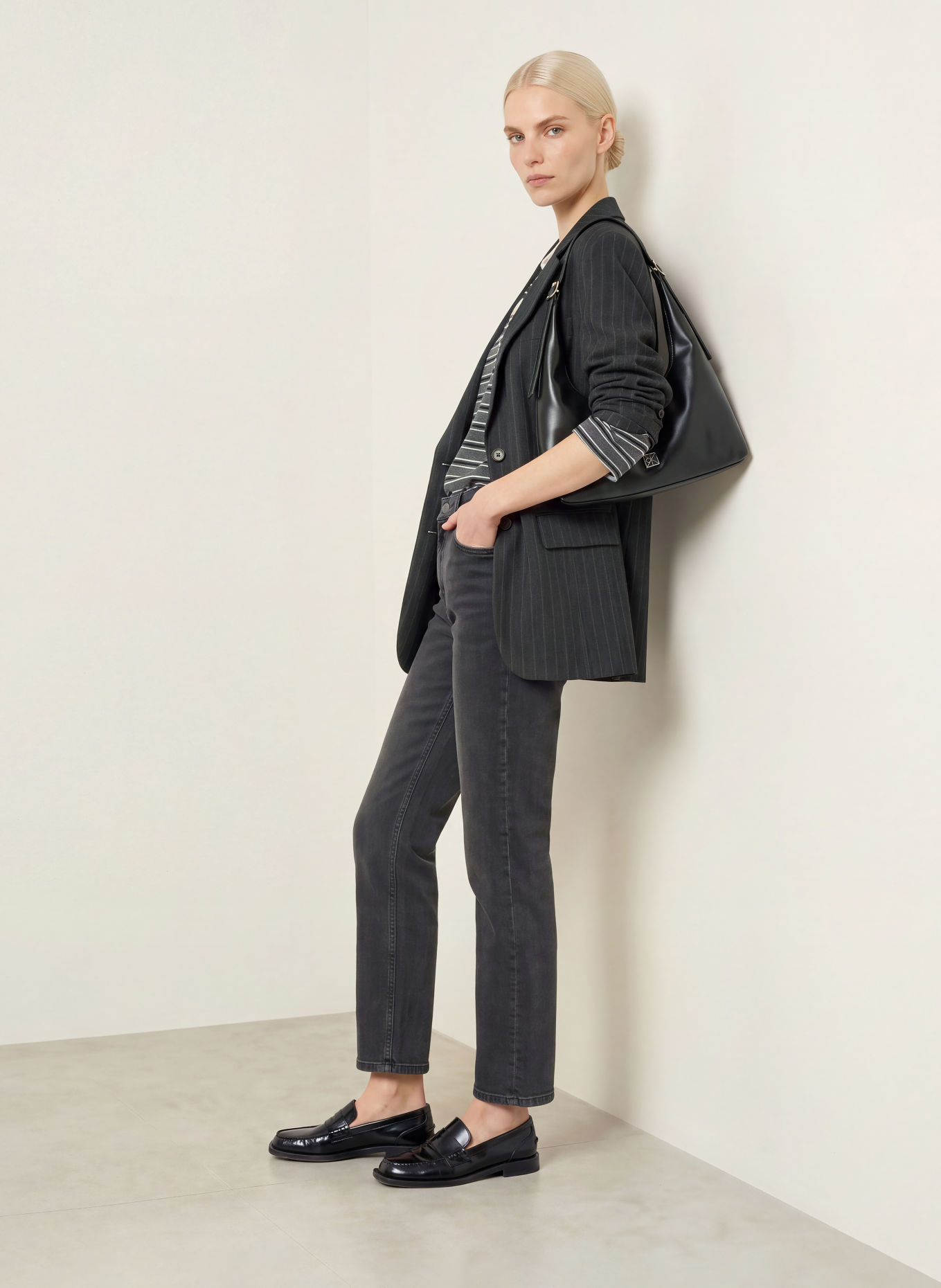 Marc O'Polo Jean droit LEBY: 0532 Dark Grey_Multi_01