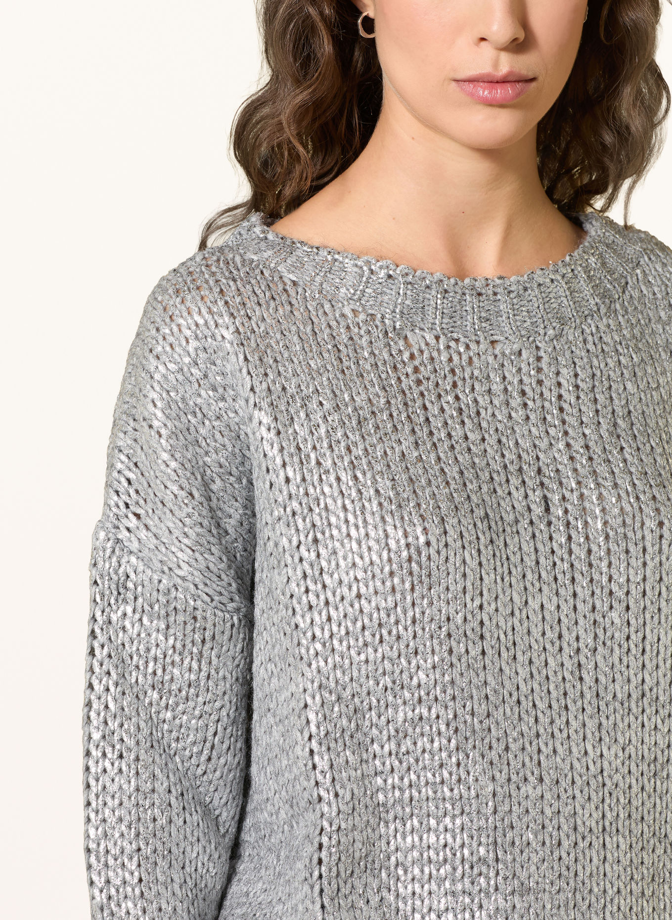 Rich & Royal Sweater: SILVER