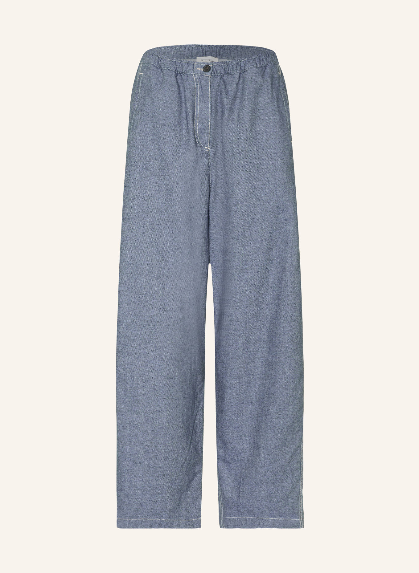 American Vintage Barrel jeans LOFWAY: DONKERBLAUW
