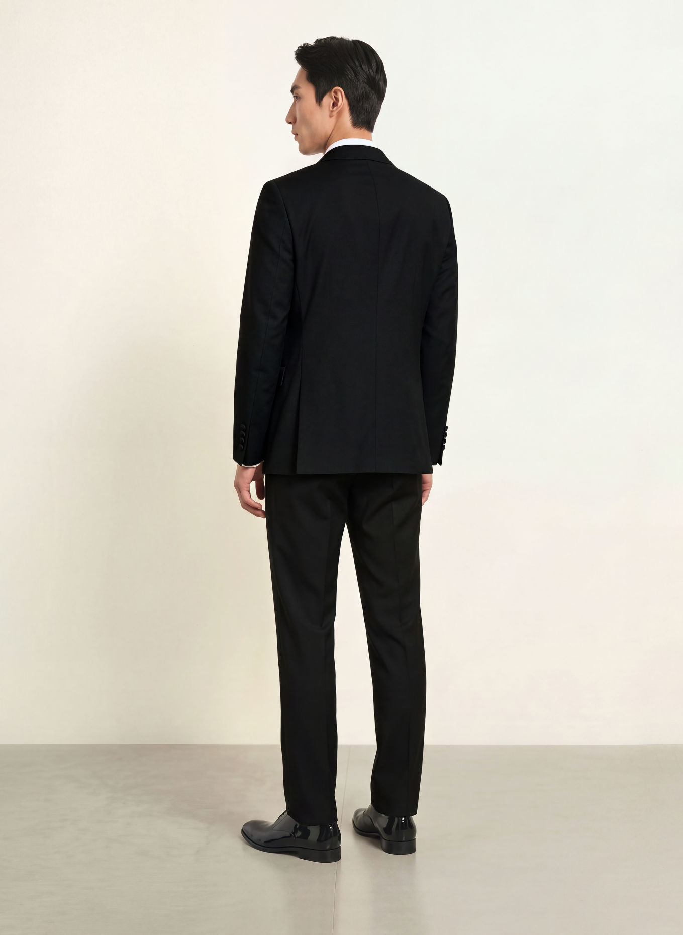 WILVORST Smoking-Sakko Slim Fit: 010 SCHWARZ
