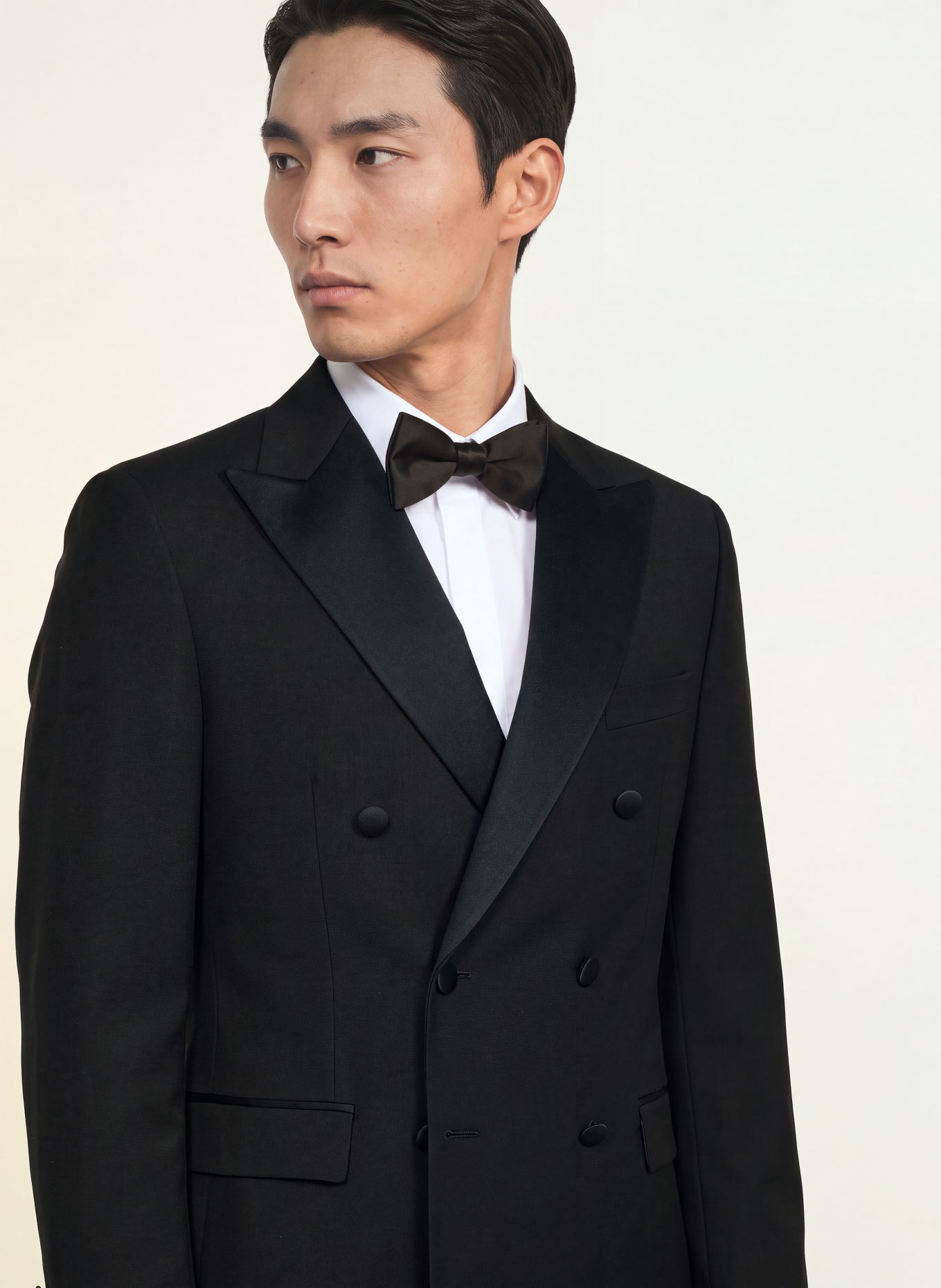 WILVORST Smoking-Sakko Slim Fit: 010 SCHWARZ
