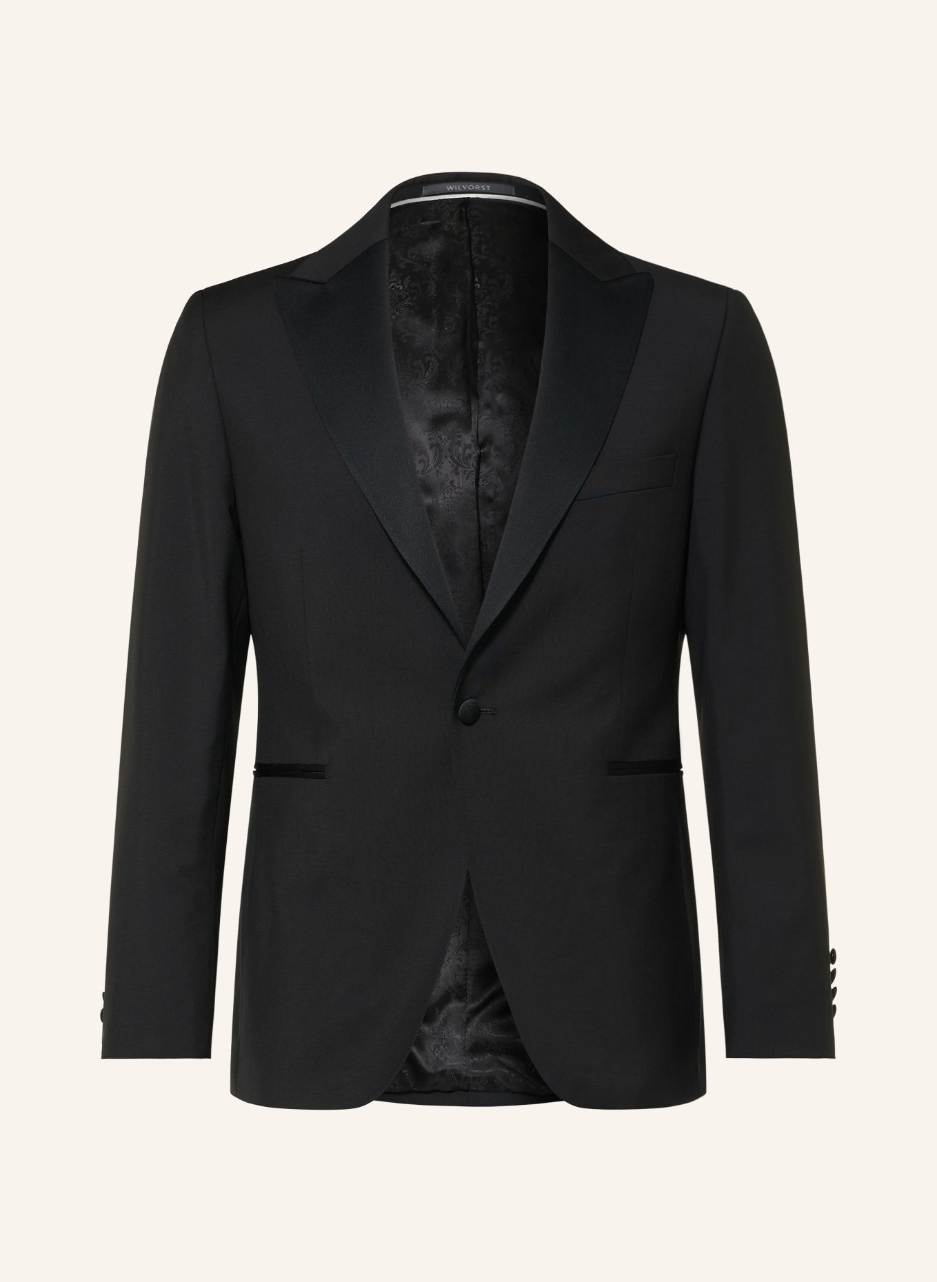 WILVORST Anzugsakko Slim Fit: 010 SCHWARZ