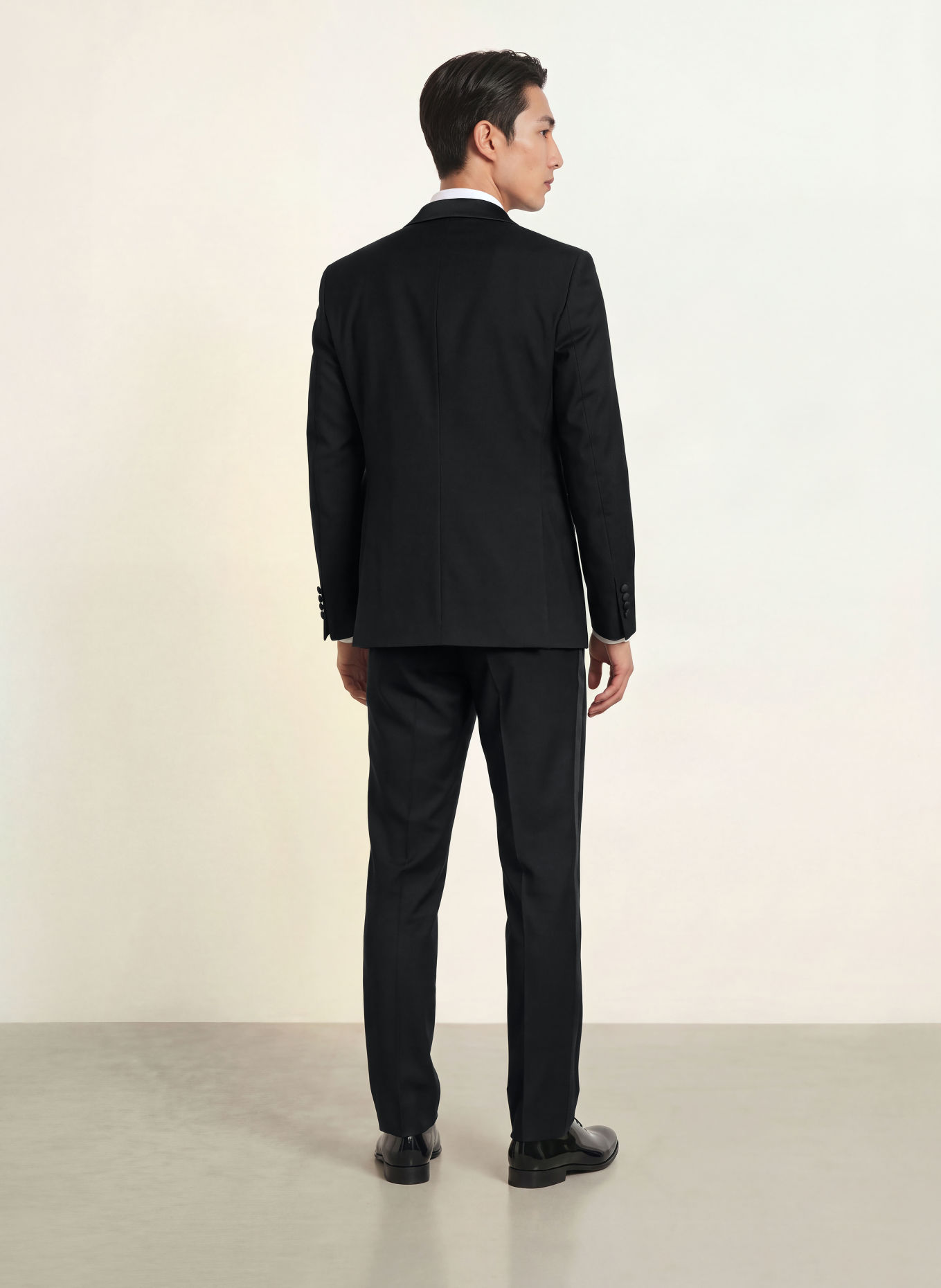 WILVORST Smokingcolbert, slim fit: 010 SCHWARZ