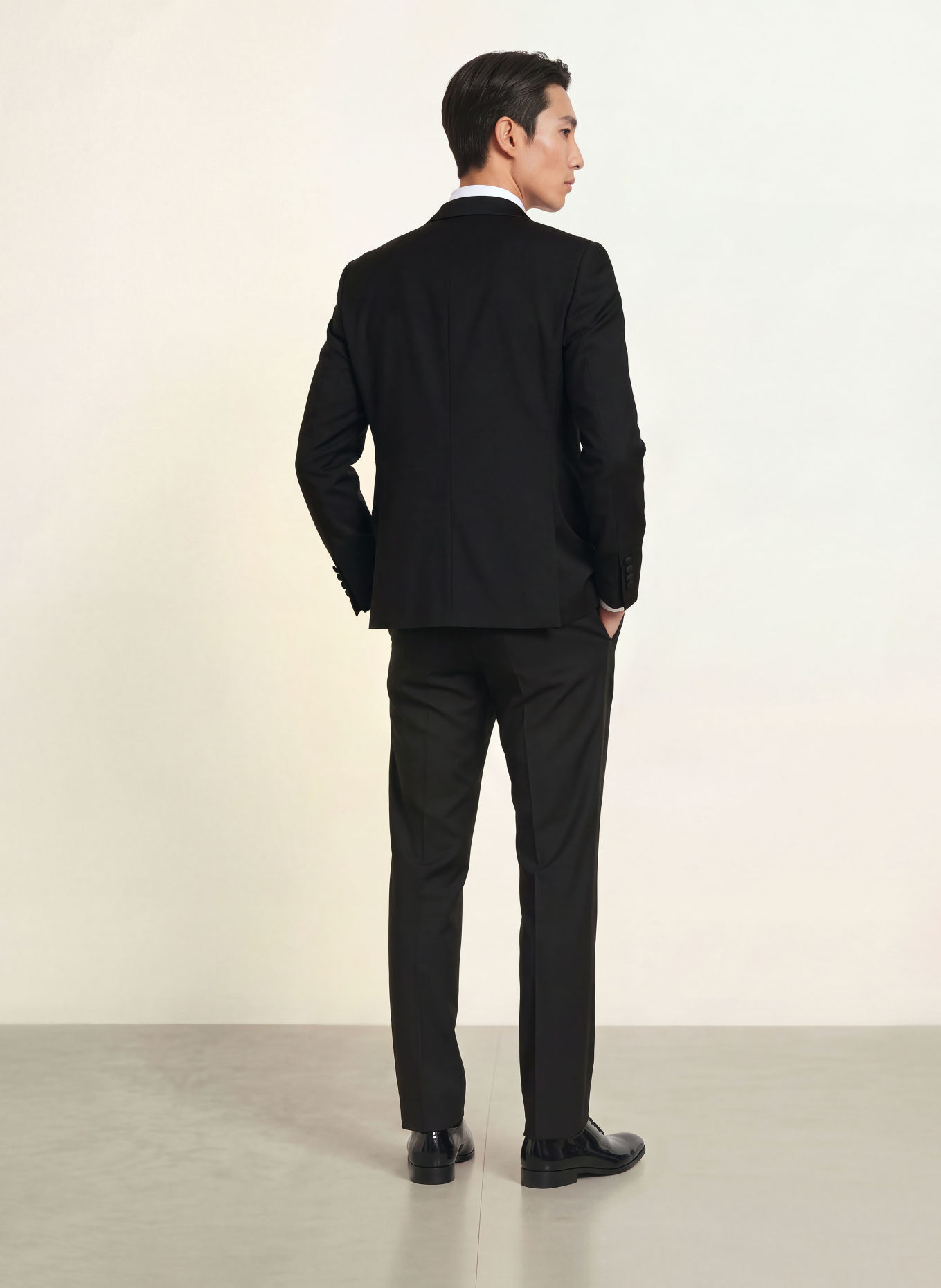 WILVORST Smoking-Sakko Slim Fit: 010 SCHWARZ