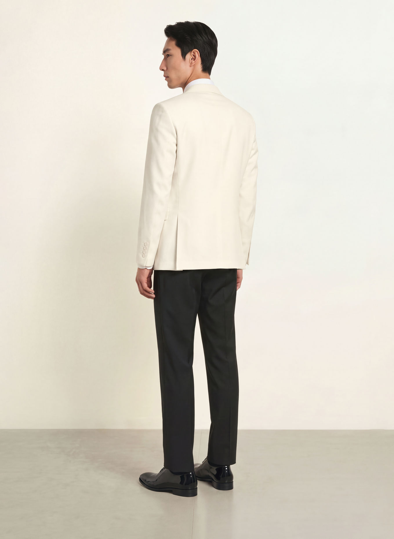 WILVORST Anzugsakko Slim Fit: CREME