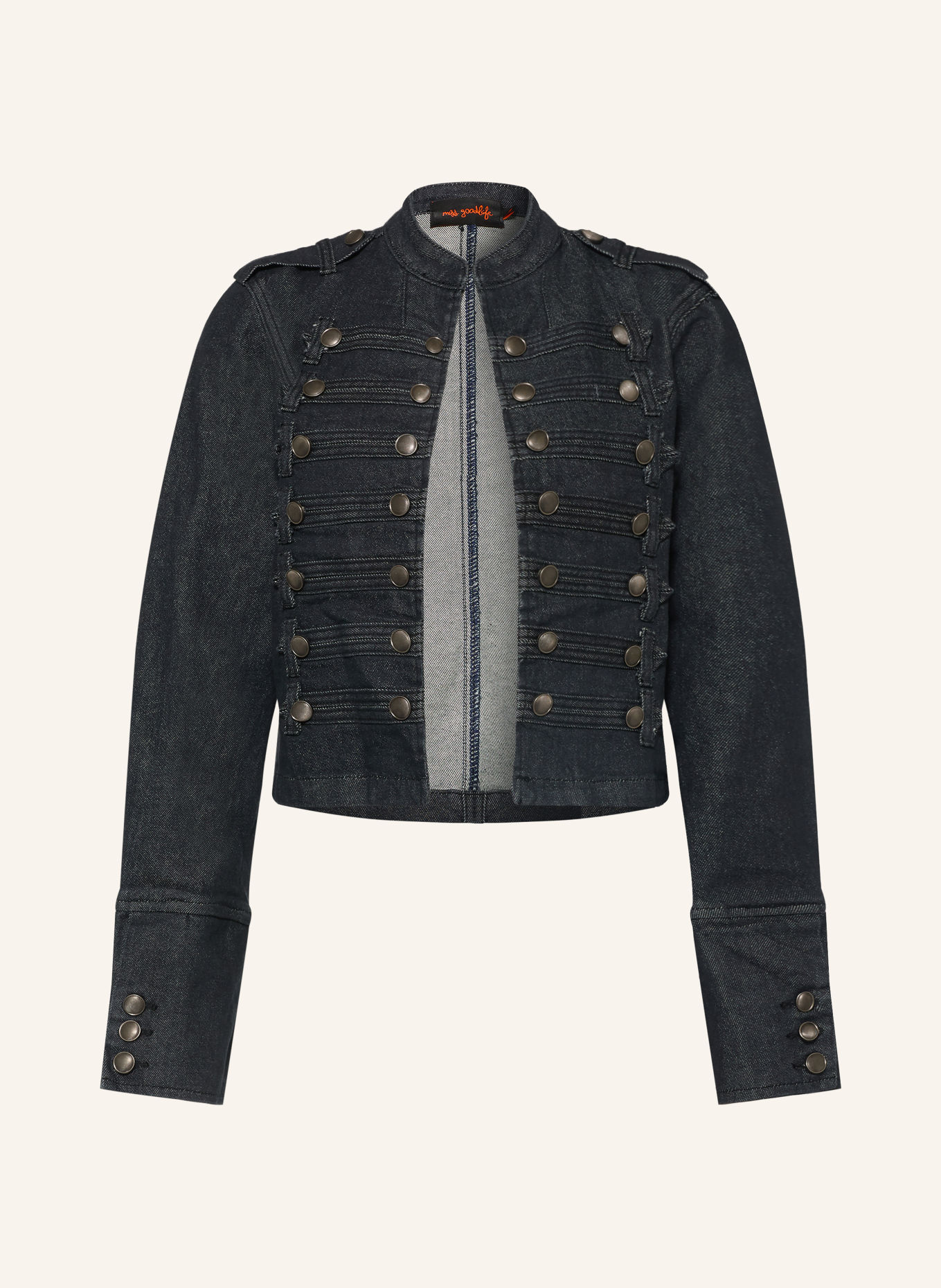 miss goodlife BANNED Denim Jacket: 513 ANTHRAZIT