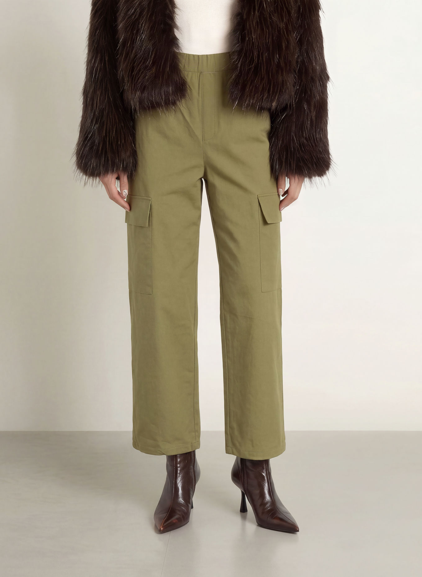 ICHI Cargohose IHXCOMO: OLIV