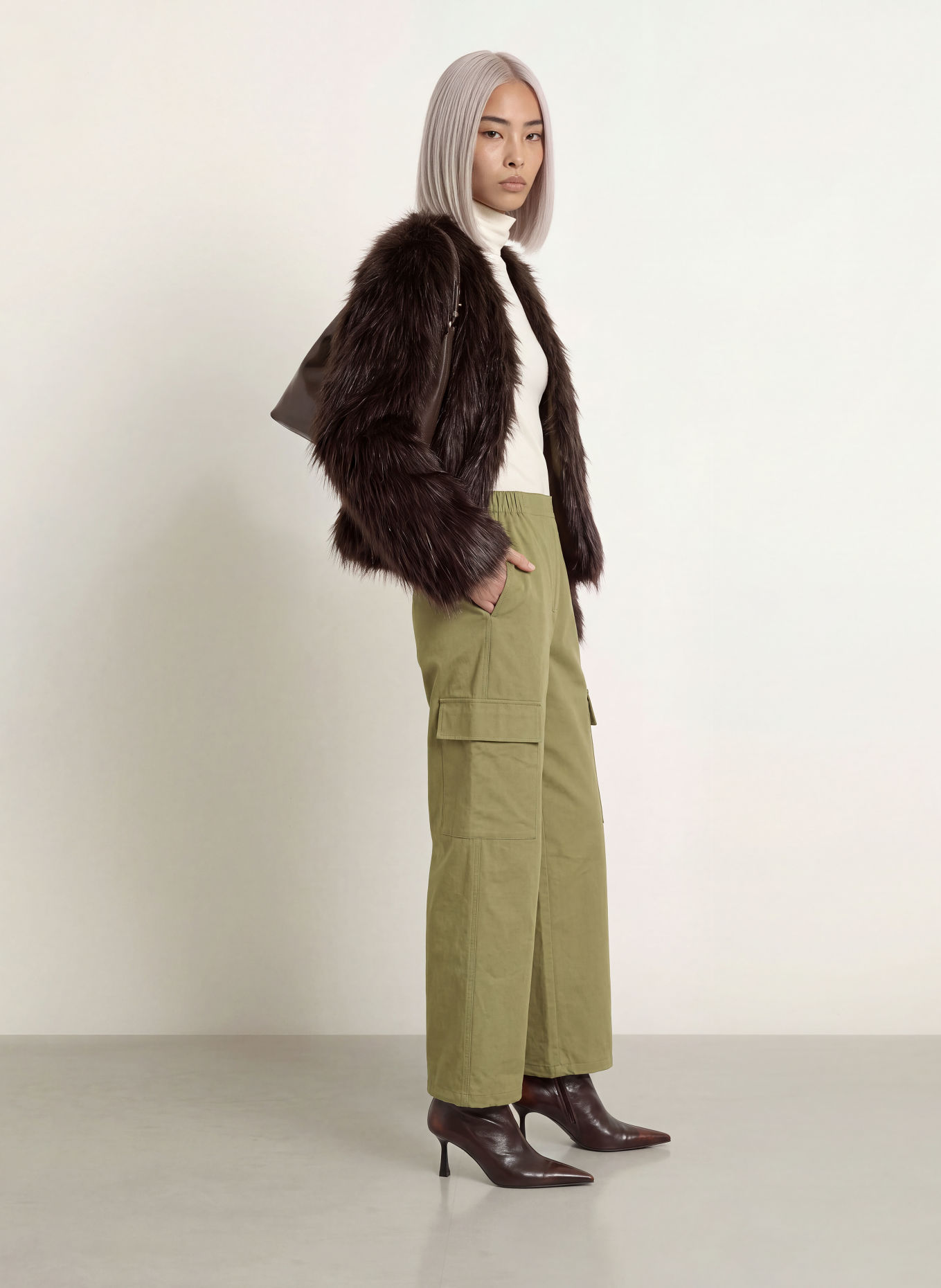 ICHI Cargohose IHXCOMO: OLIV