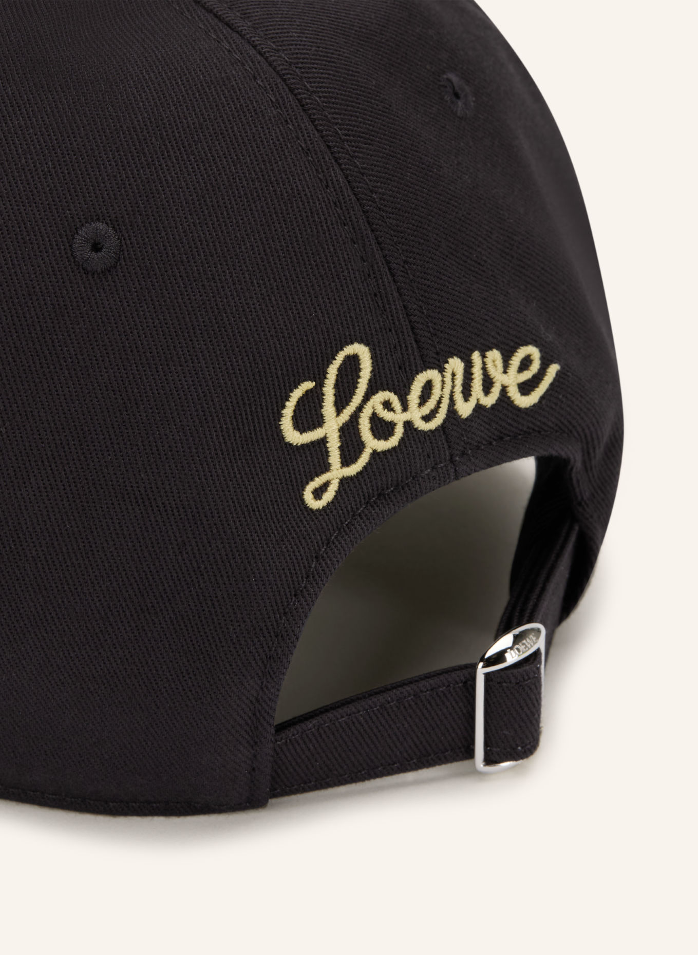 LOEWE Cap DOUBLE L: SCHWARZ