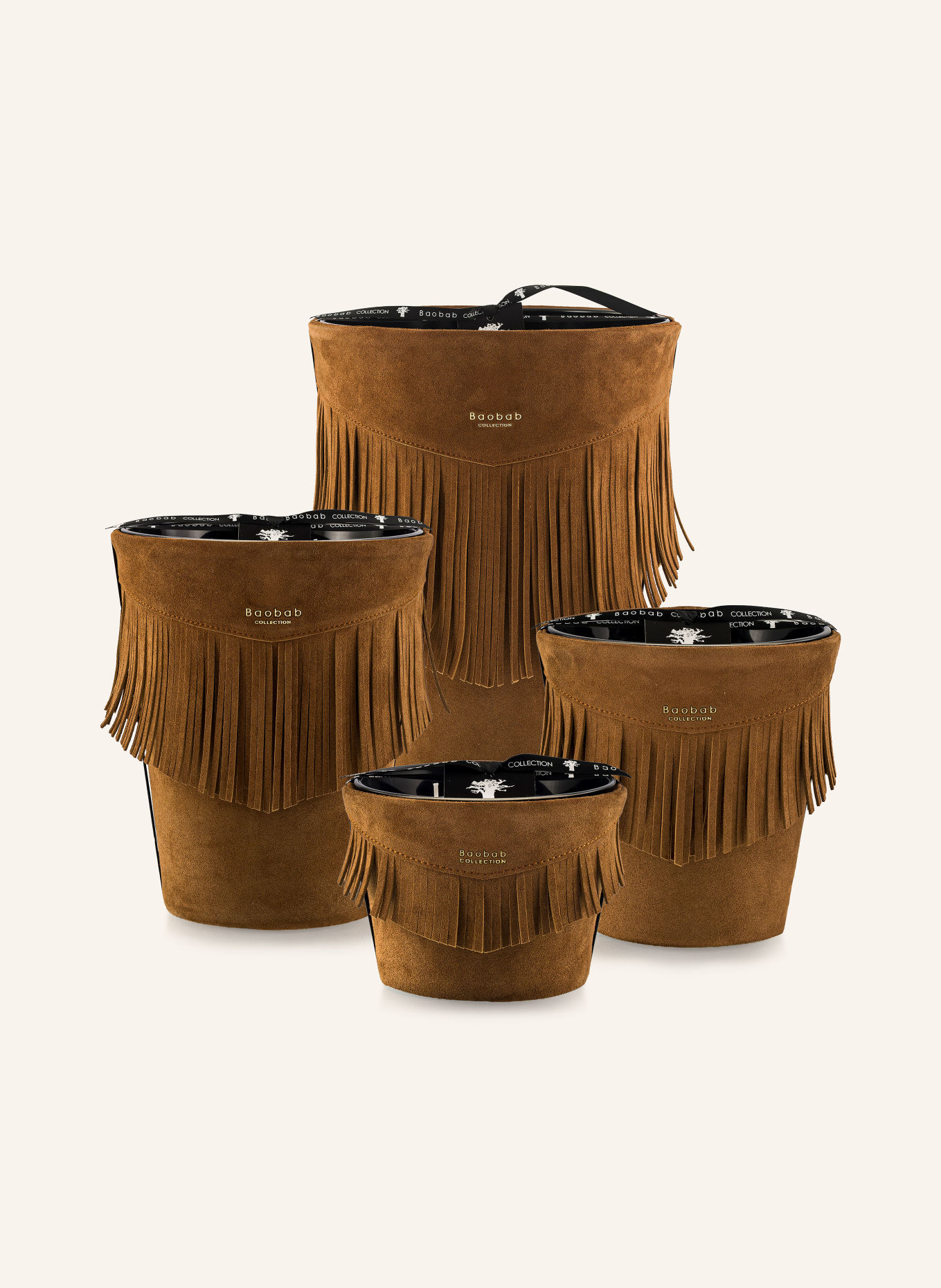 Baobab COLLECTION Duftkerze CALAMITY JANE WILD BILL: CAMEL / SCHWARZ