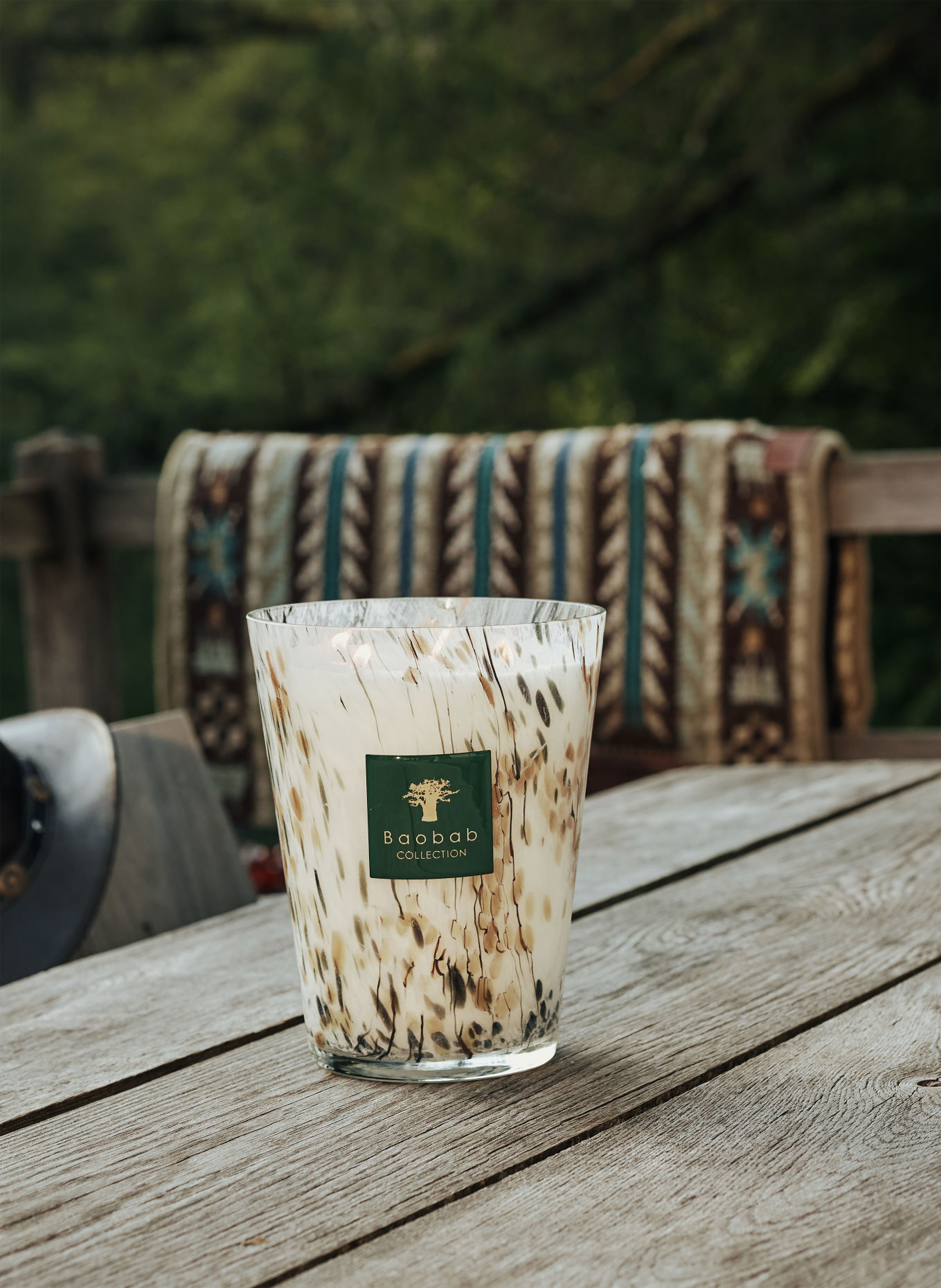 Baobab COLLECTION Vonná svíčka HALONA WHITE WORLD: BÍLÁ / HNĚDÁ / ČERNÁ