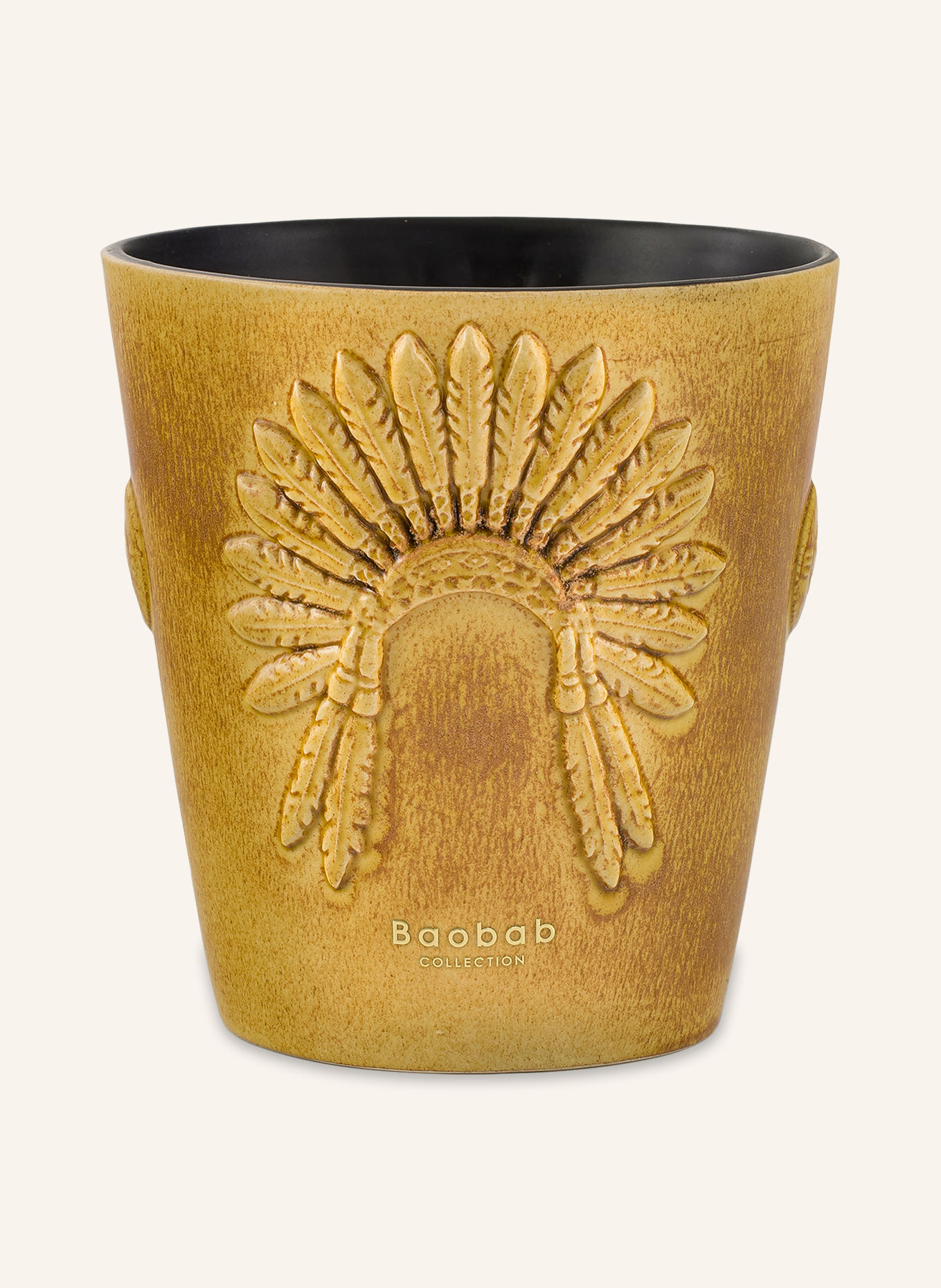Baobab COLLECTION Vonná svíčka EAGLE'S PRIDE GERONIMO: TMAVĚ ŽLUTÁ