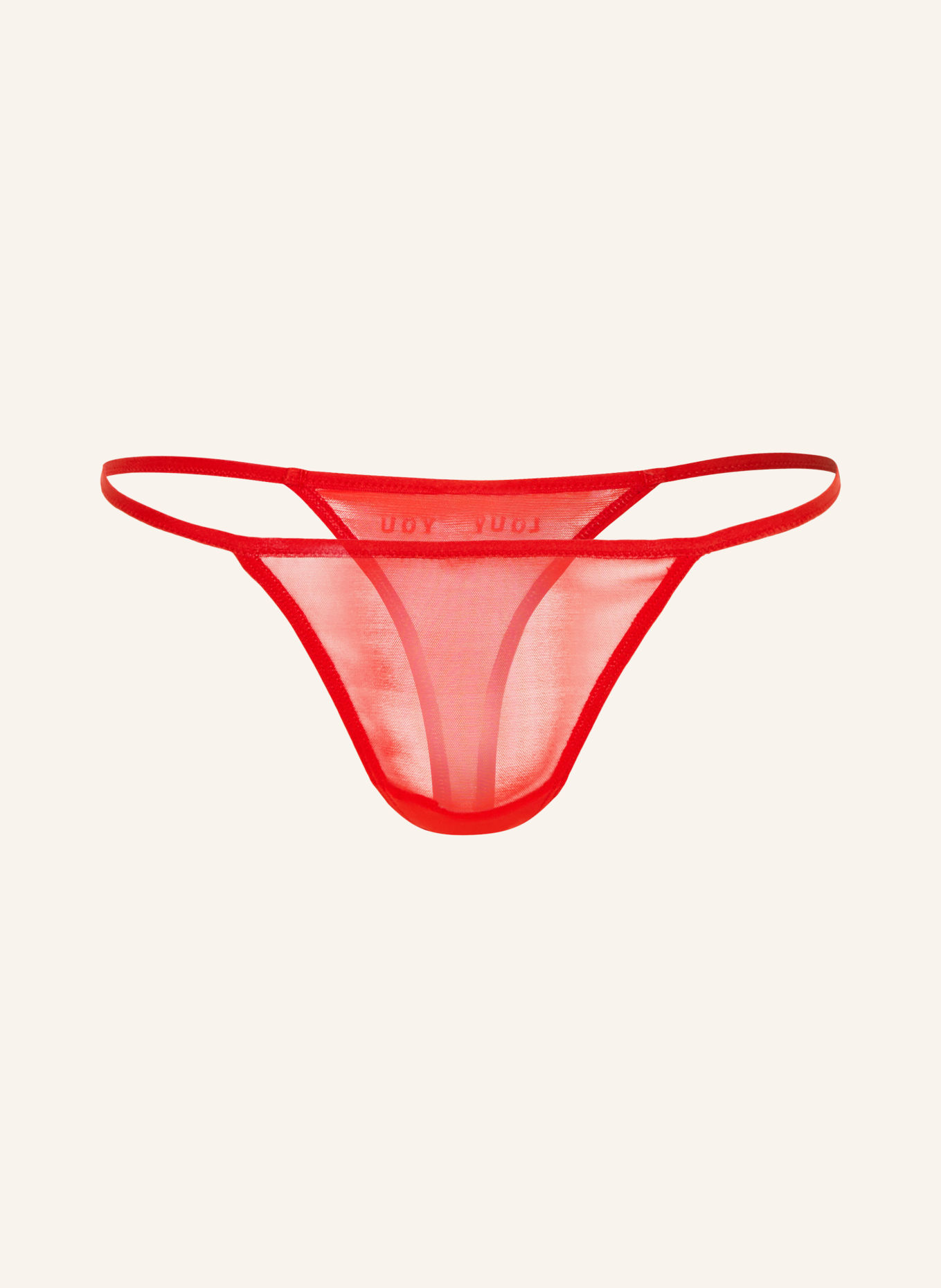 saint sass Stringi LUCKY YOU: CZERWONY