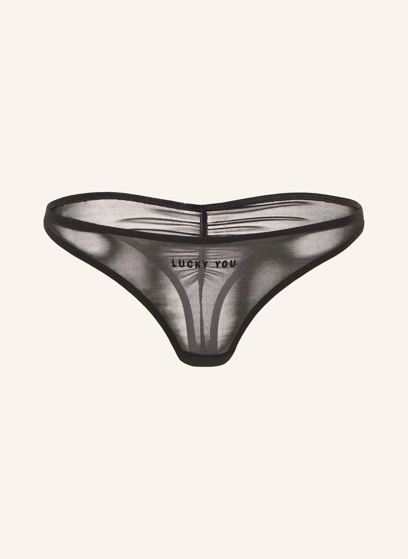 saint sass Stringi LUCKY YOU: CZARNY