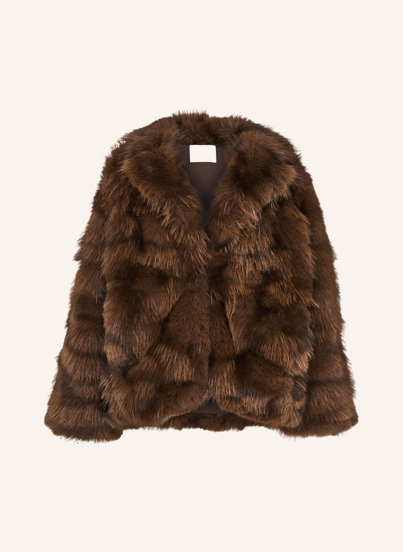 LeGer Studio DION Faux Fur Jacket: BROWN