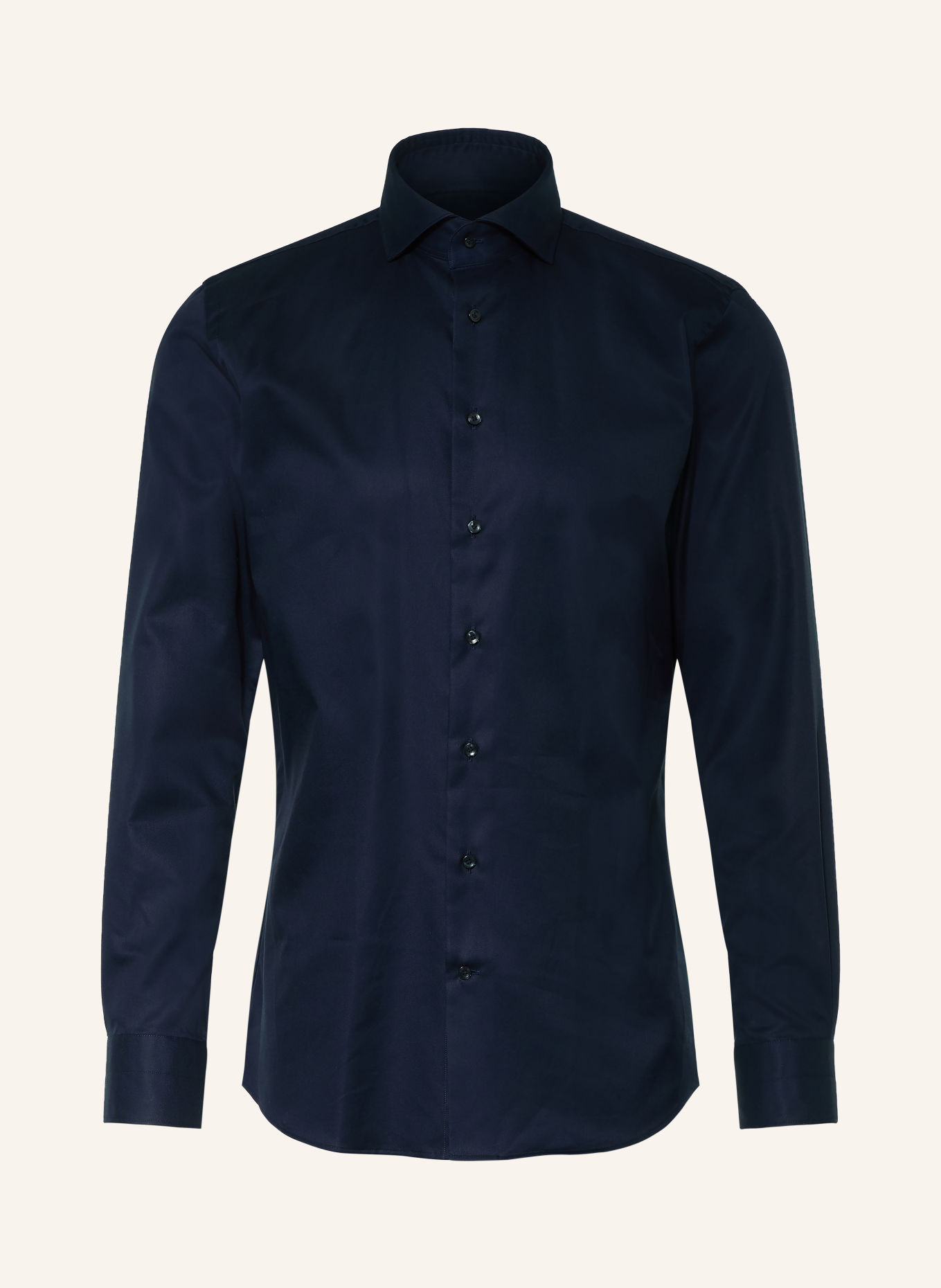 PROFUOMO Koszula o kroju slim fit: GRANATOWY