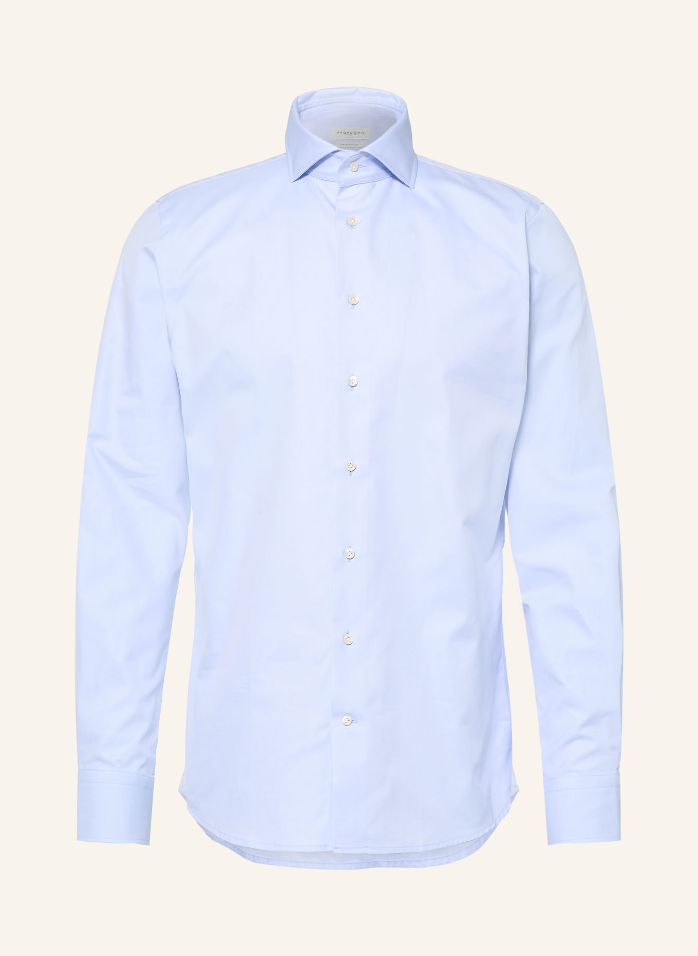 PROFUOMO Chemise coupe ajustée: BLEU CLAIR
