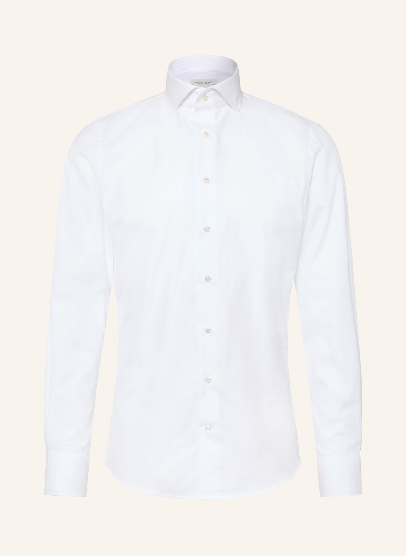 PROFUOMO Slim-Fit Shirt: WHITE