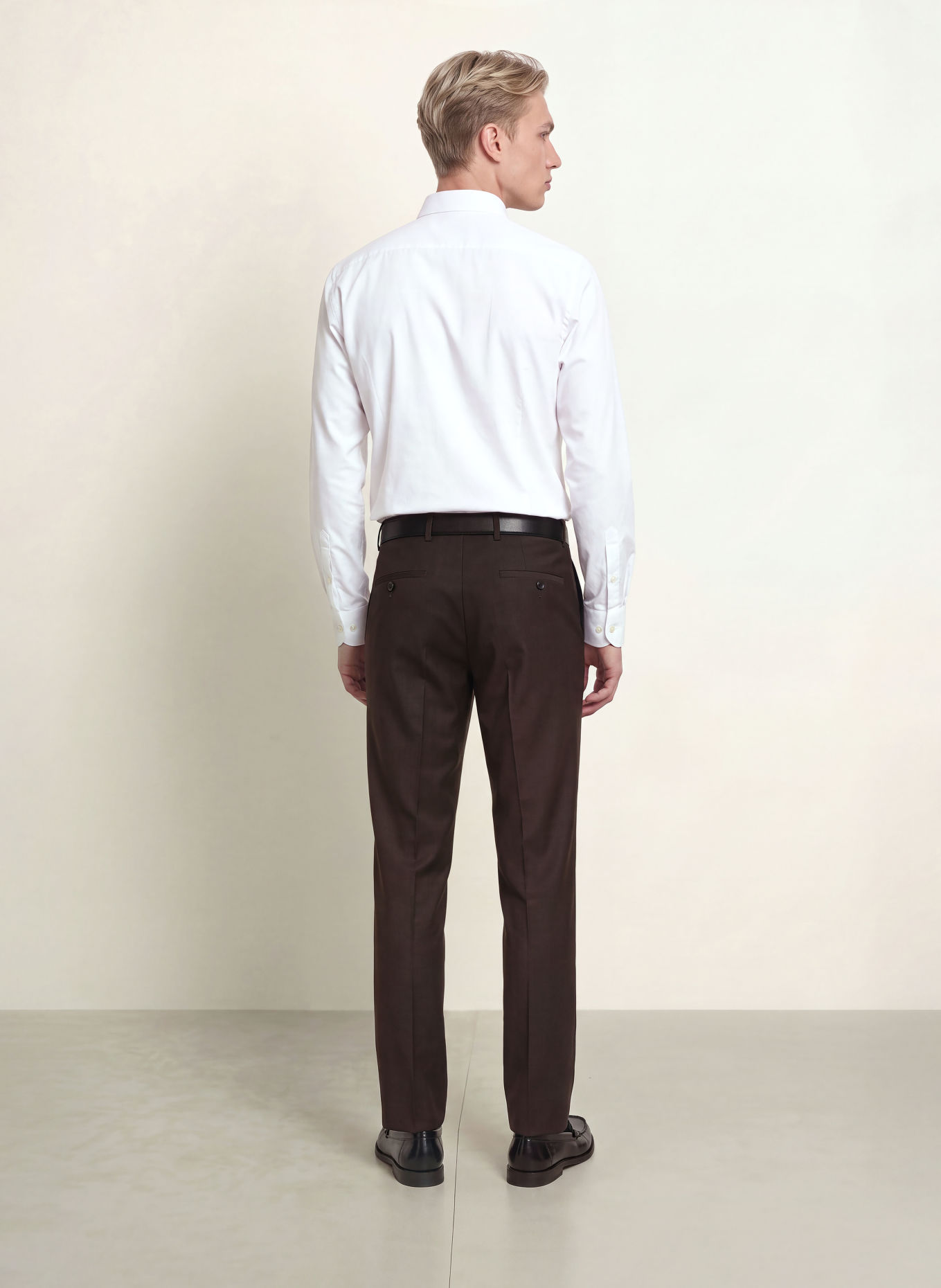 PROFUOMO Slim-Fit Shirt: WHITE