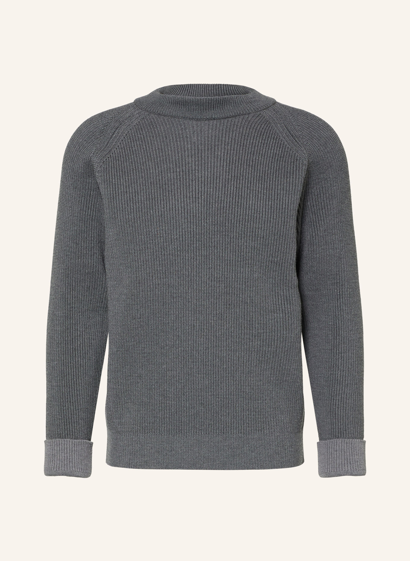 S. N. S. HERNING Pullover RENDER: DUNKELGRAU / GRAU