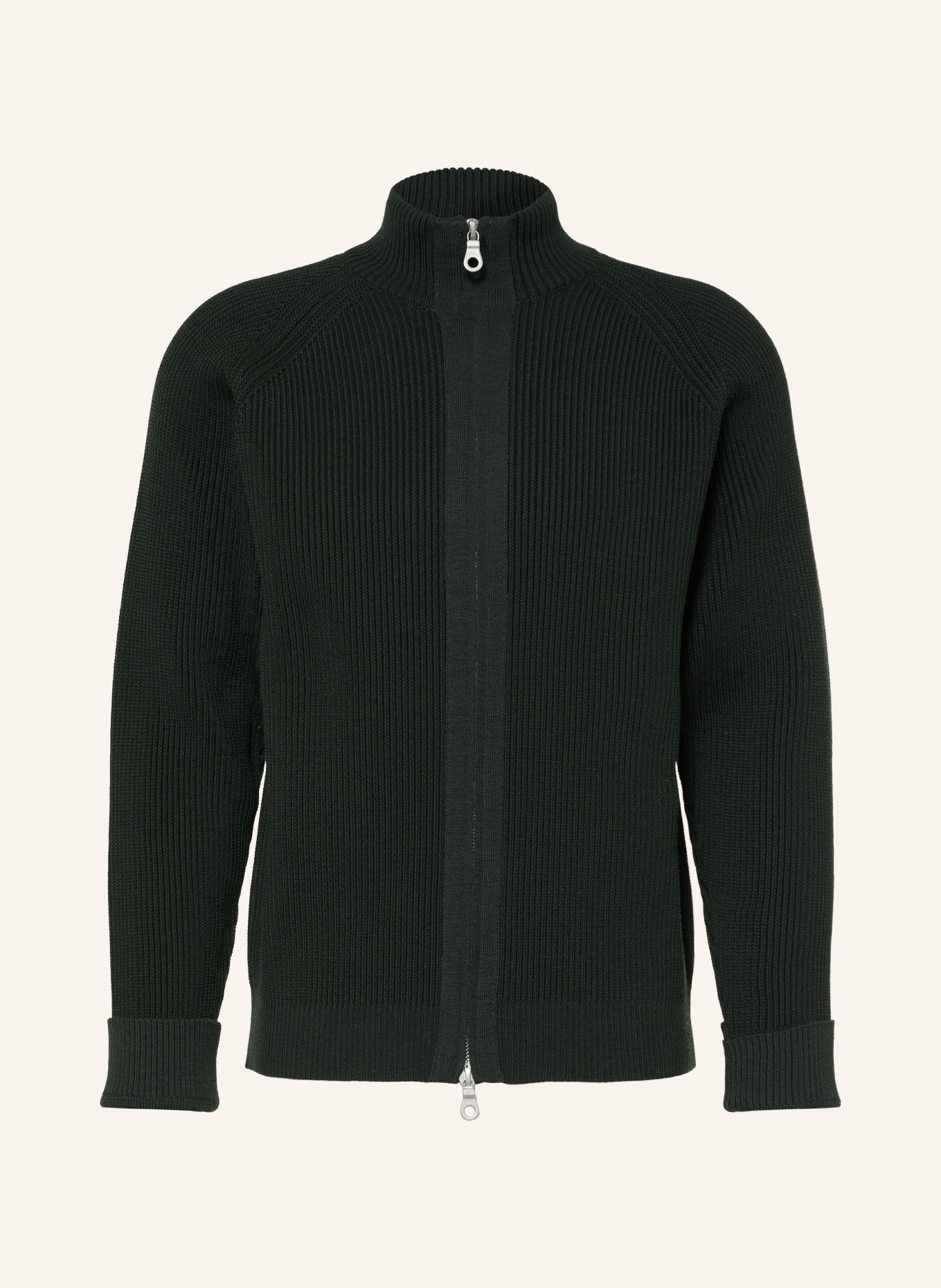 S. N. S. HERNING Cardigan RENDER: MØRKEGRØN