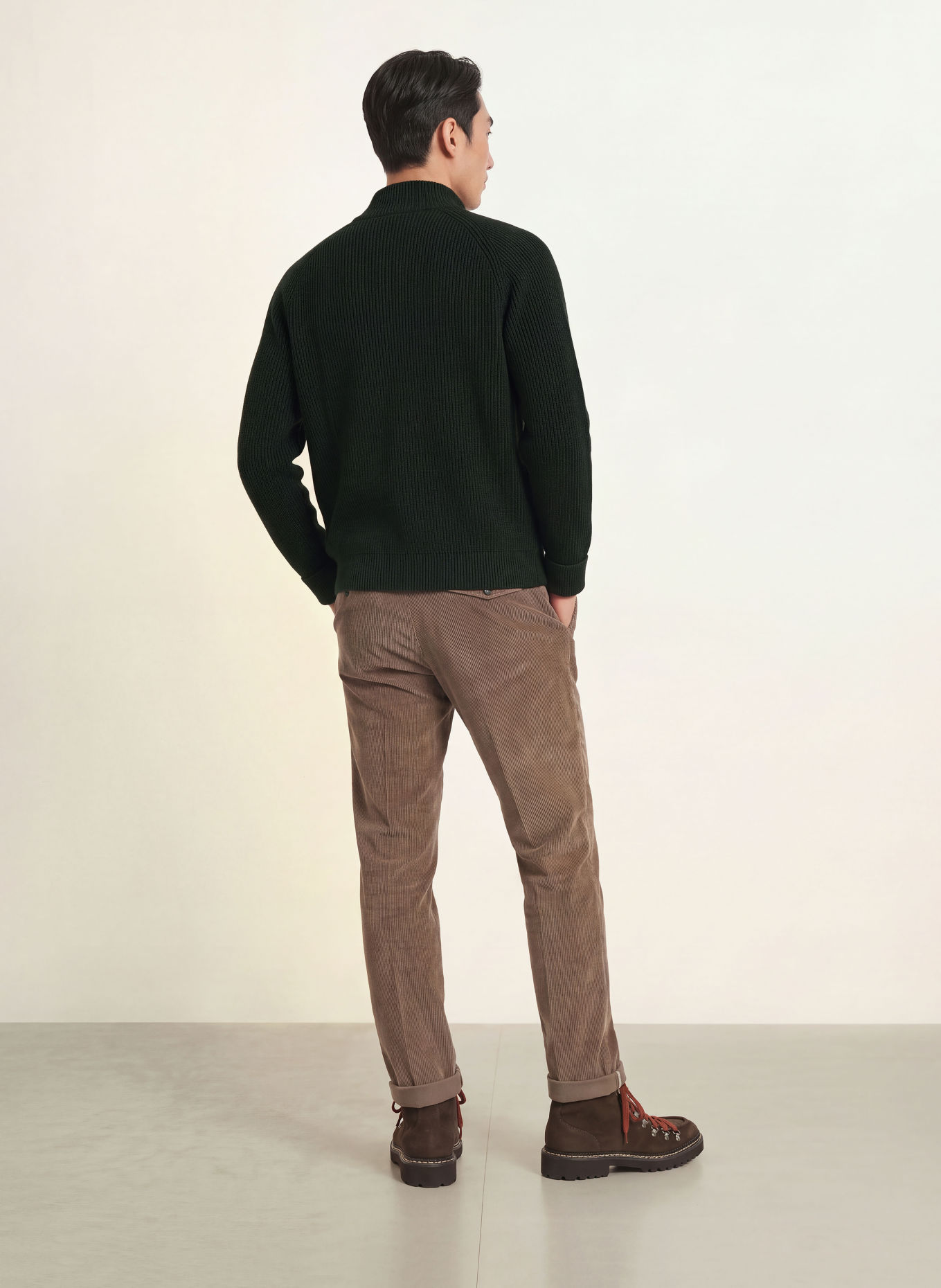 S. N. S. HERNING Cardigan RENDER: MØRKEGRØN