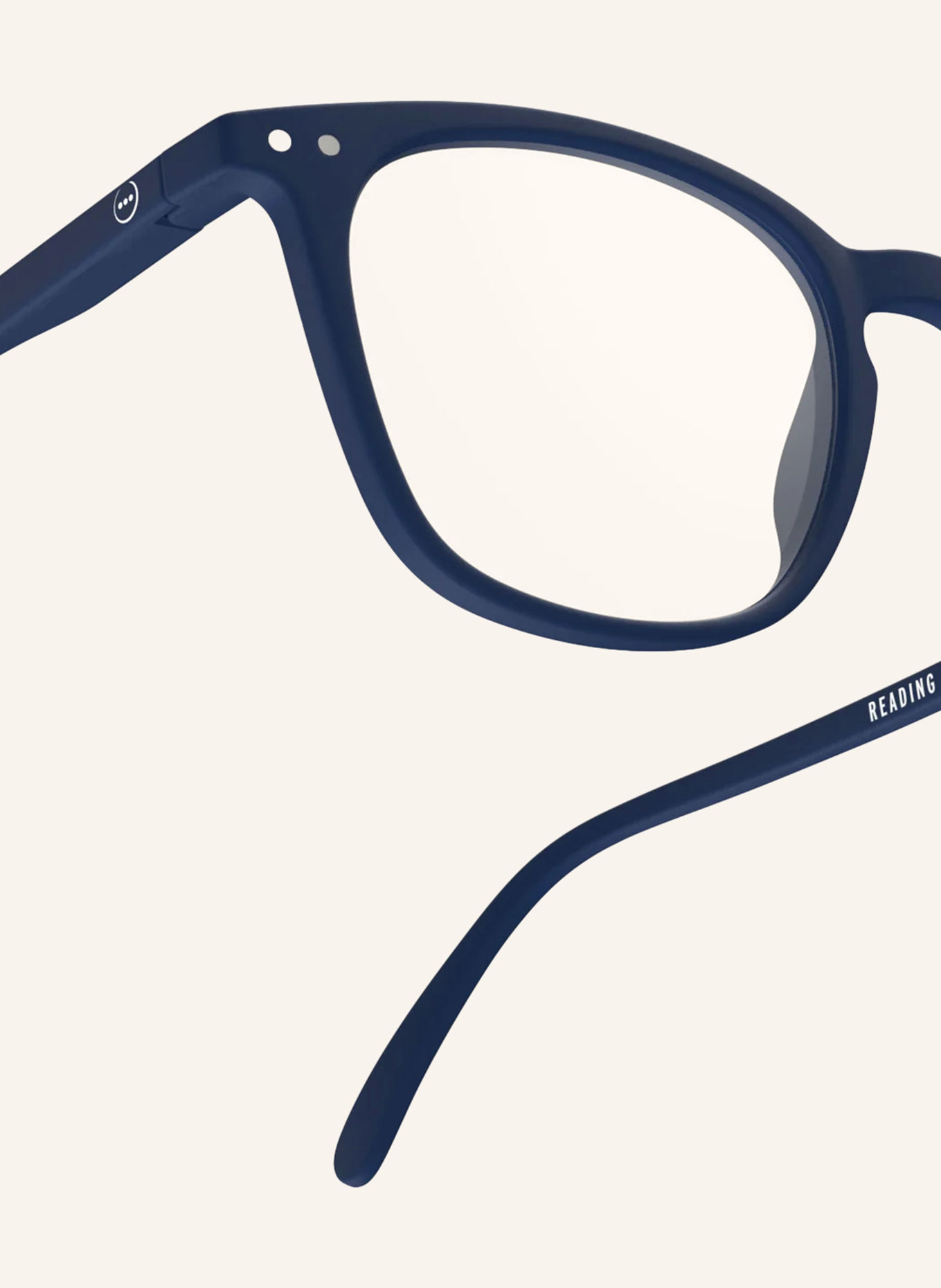 IZIPIZI Reading Glasses READING E: BLUE/TRANSPARENT