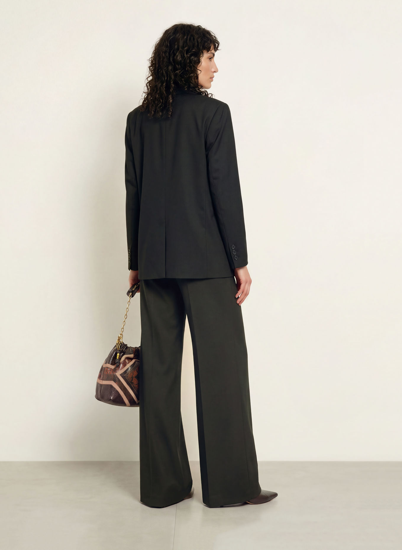 ba&sh CLARO Oversized Blazer: BLACK
