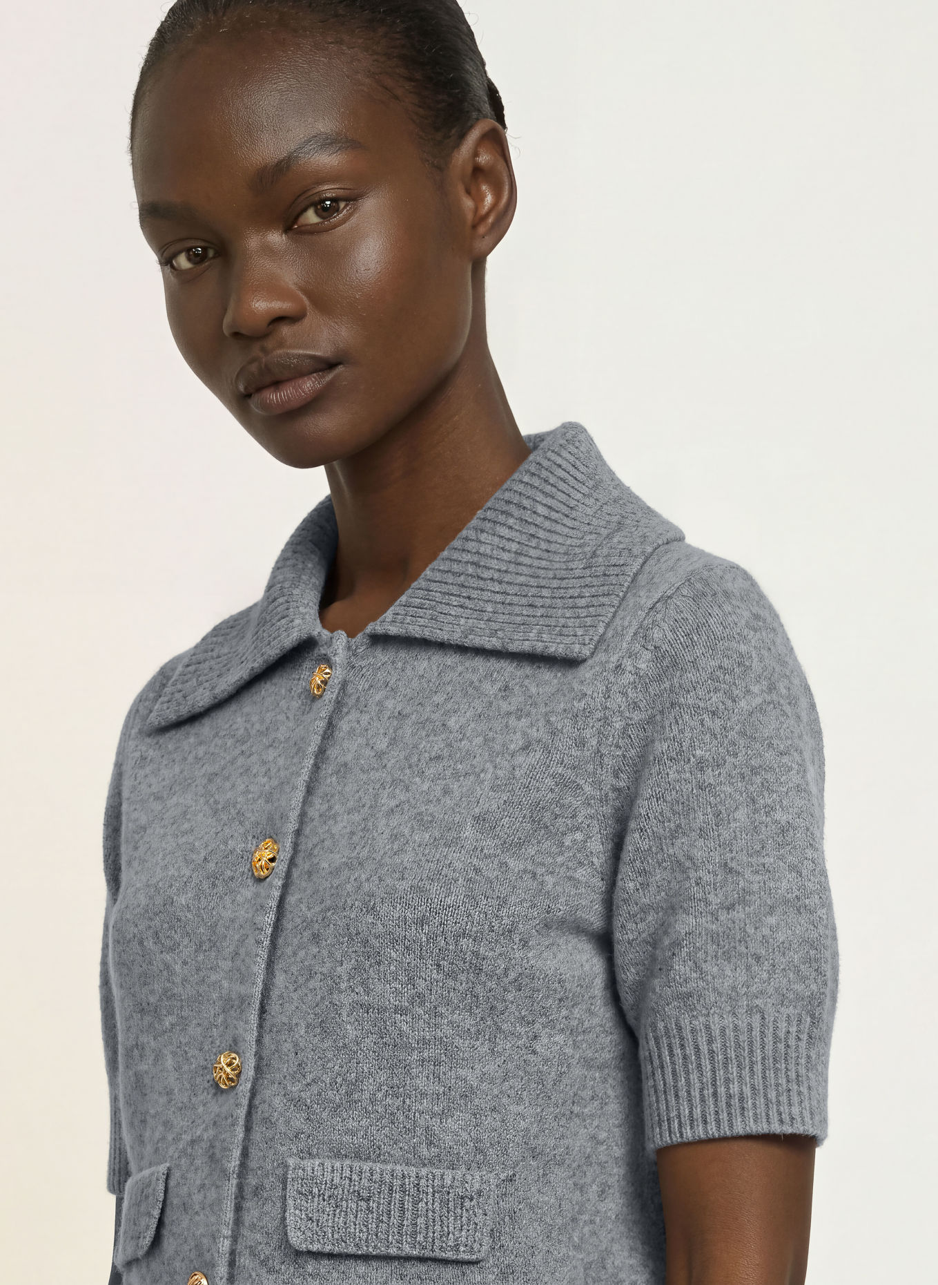 FRAME THE DOLL Cardigan: GRAY
