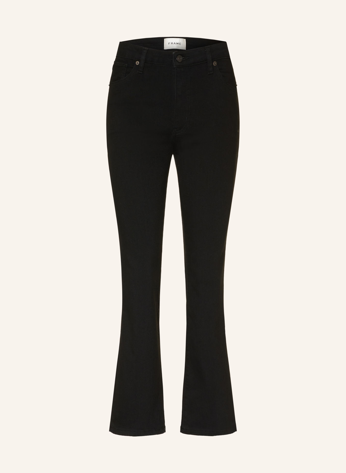FRAME Jean bootcut THE REBOOT CROP: BLK BLACK
