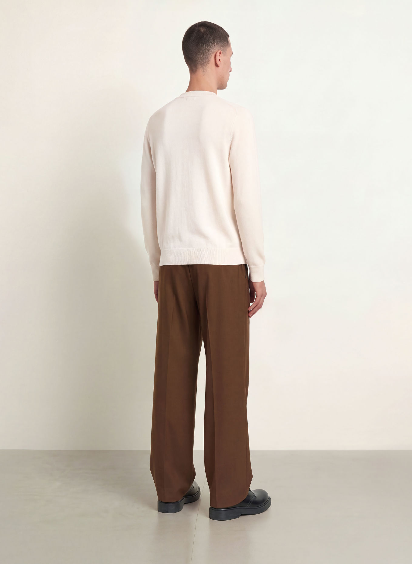 SANDRO Hose GERARD Regular Fit: DUNKELBRAUN
