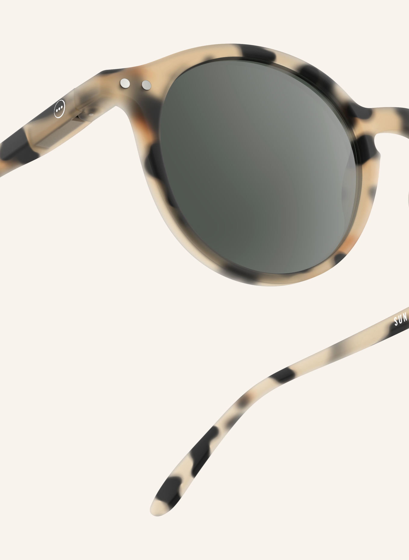 IZIPIZI Sonnenbrille #D: HAVANA/ GRÜN
