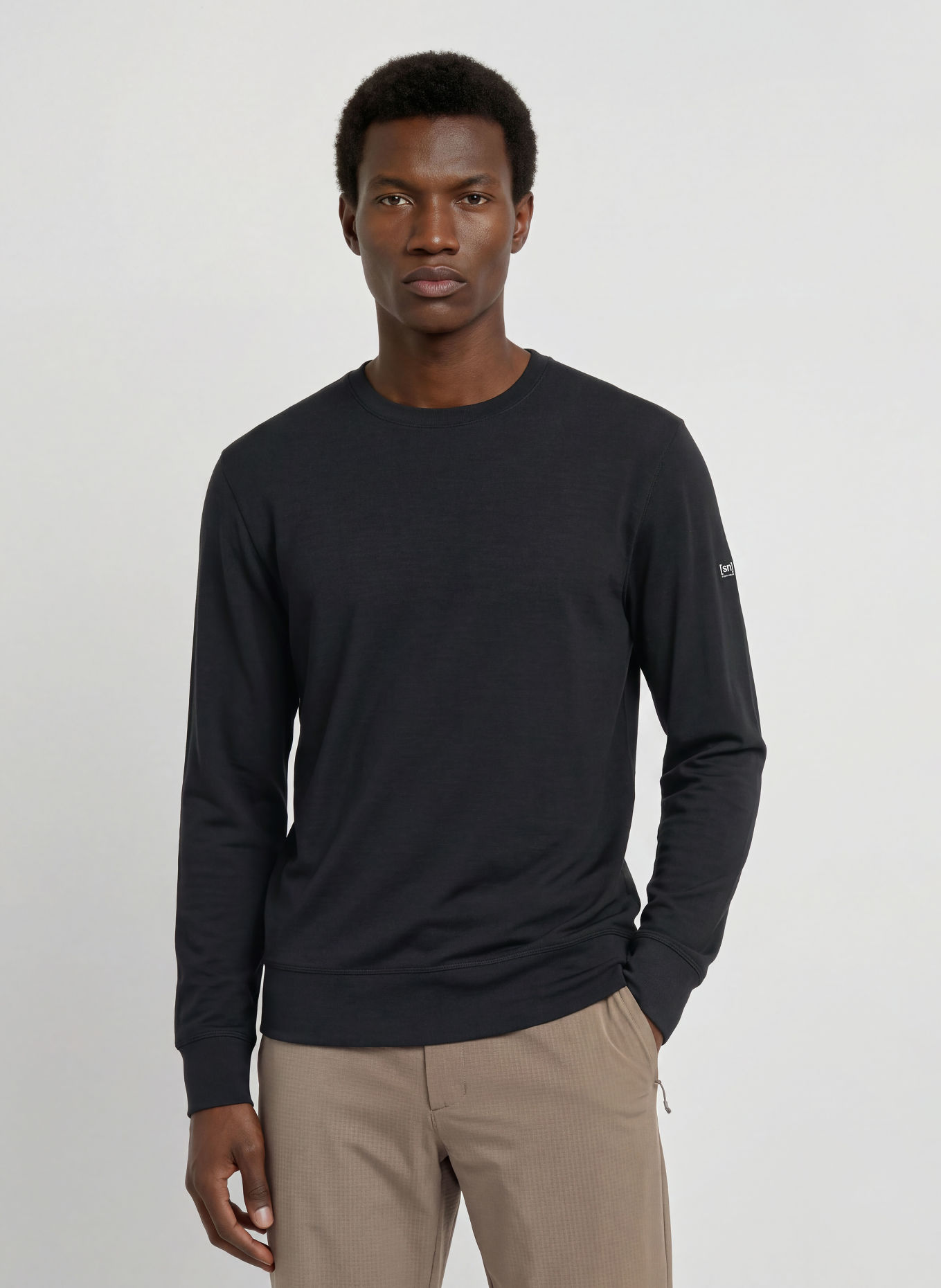 super.natural T-shirt technique SOLUTION: NOIR