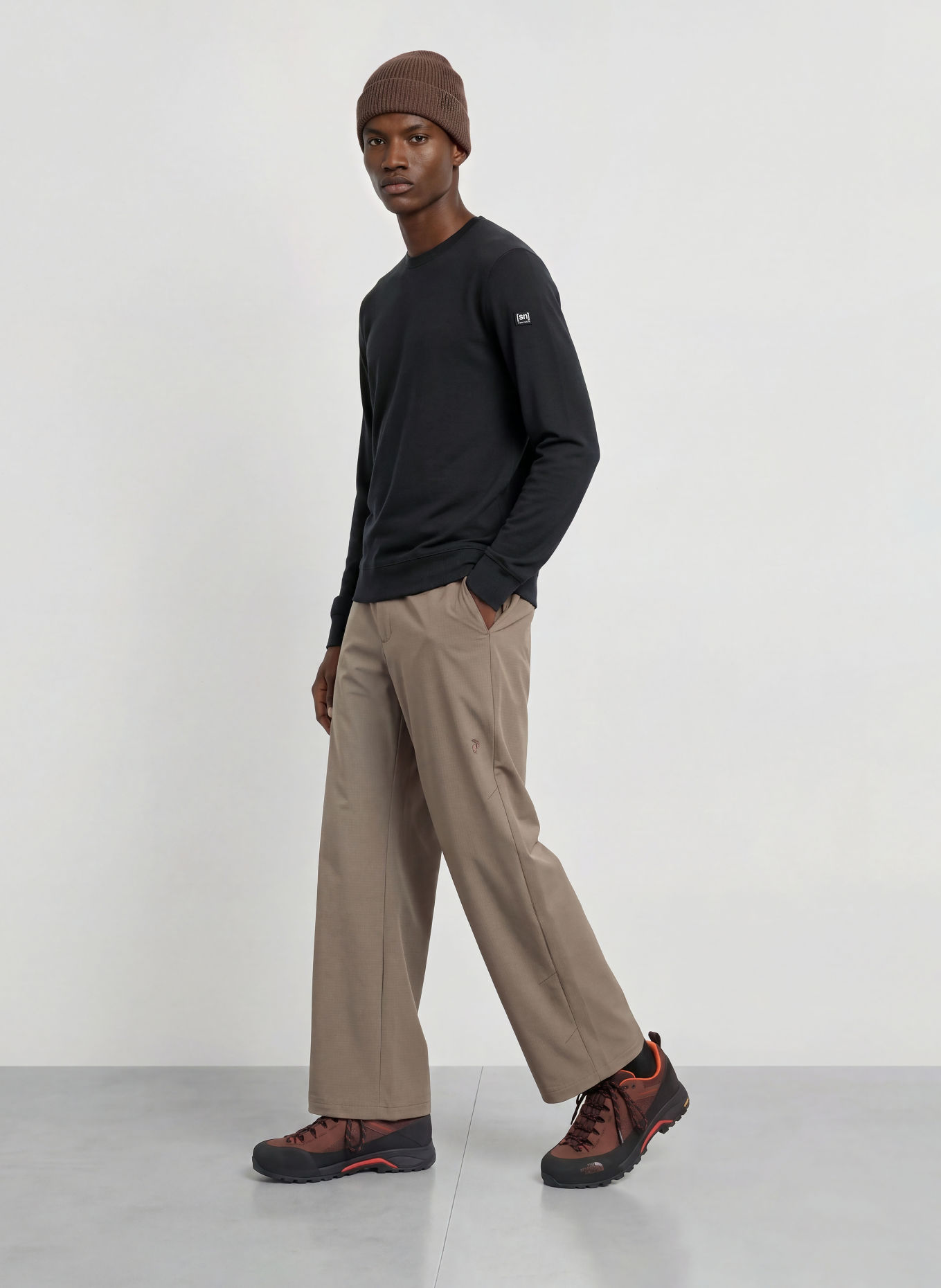 super.natural T-shirt technique SOLUTION: NOIR
