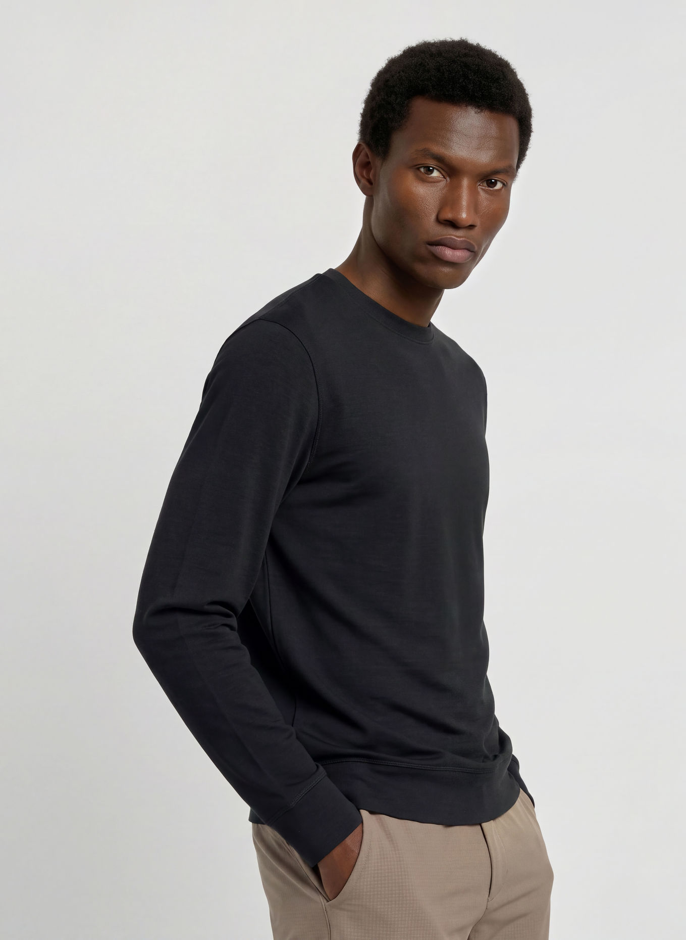 super.natural T-shirt technique SOLUTION: NOIR