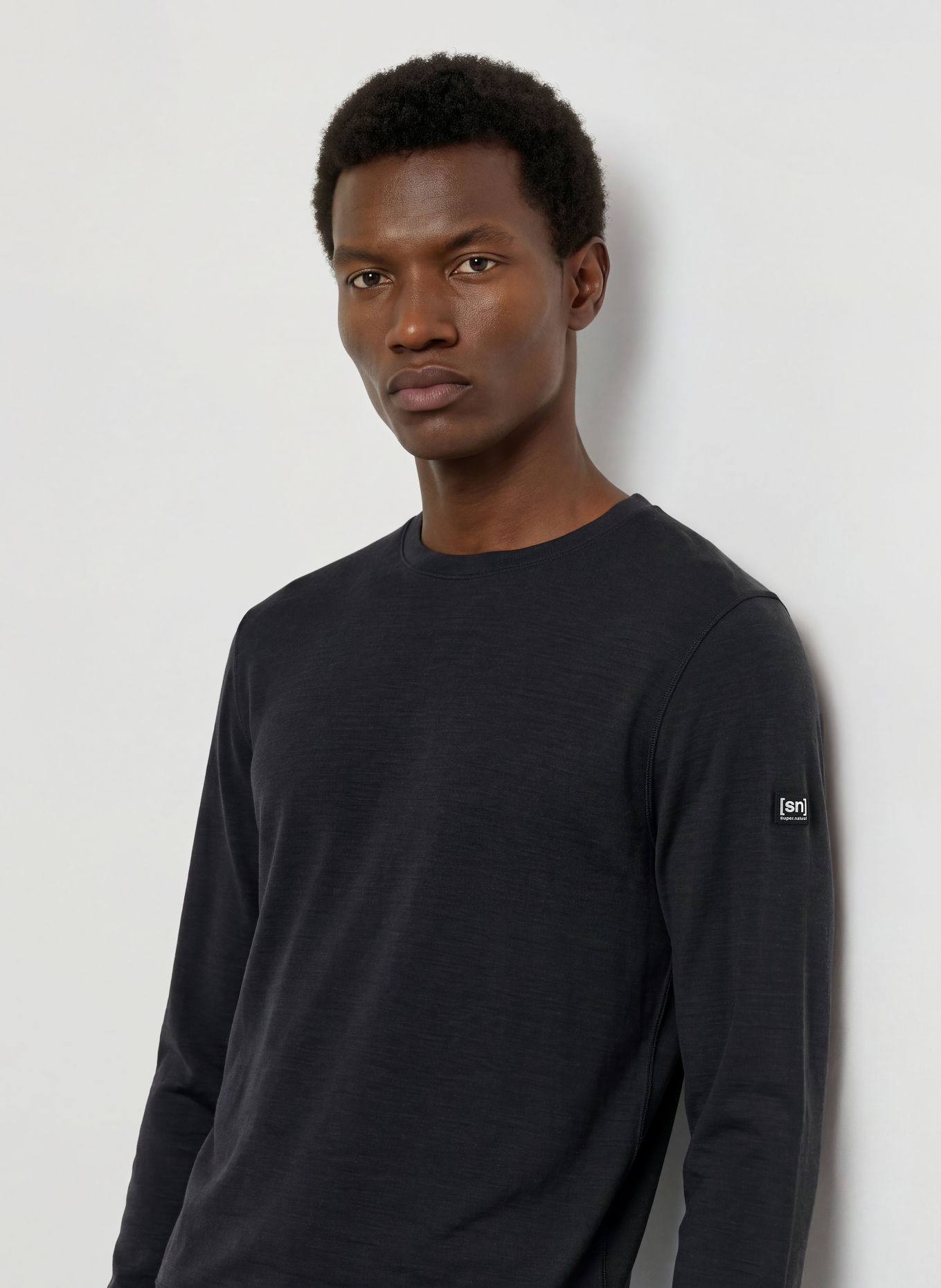 super.natural T-shirt technique SOLUTION: NOIR