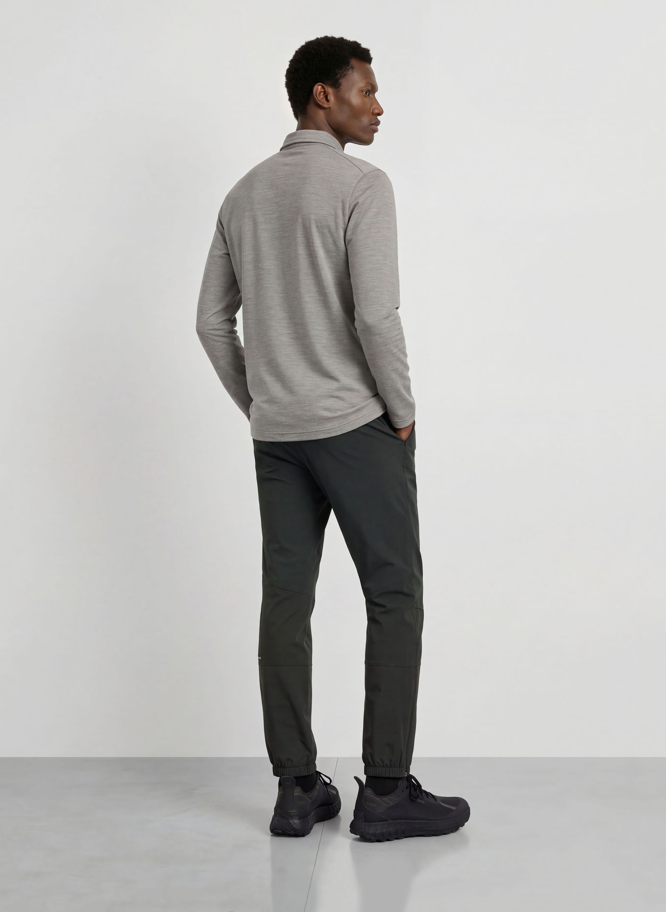 super.natural ADVENTURE Regular Fit Outdoor shirt with Merino Wool: GRAY