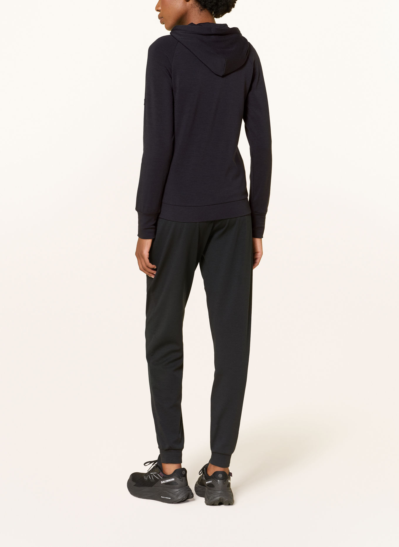 super.natural EVERYDAY Training jacket with Merino Wool: BLACK