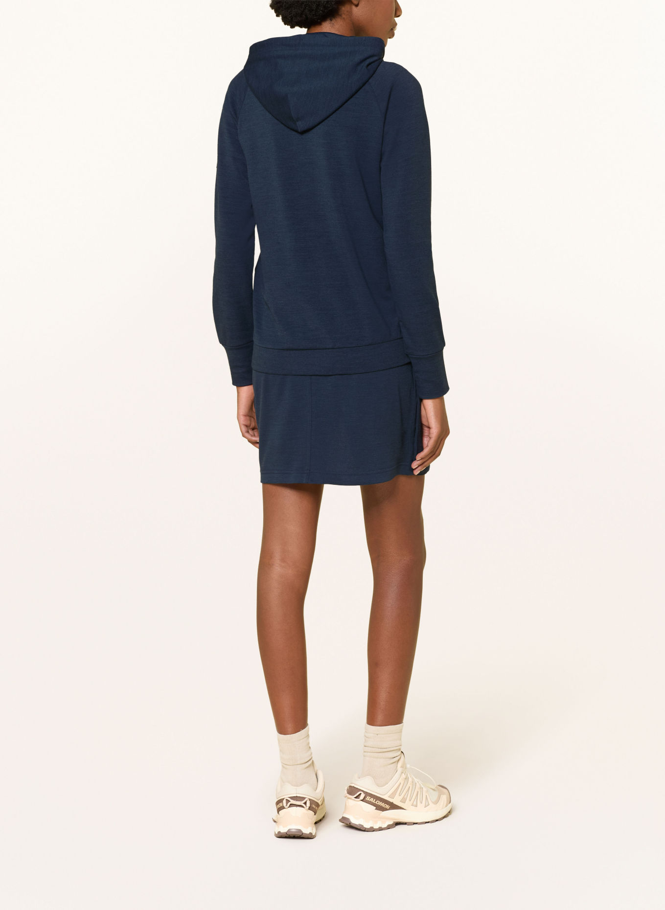 super.natural EVERYDAY Training jacket with Merino Wool: DARK BLUE