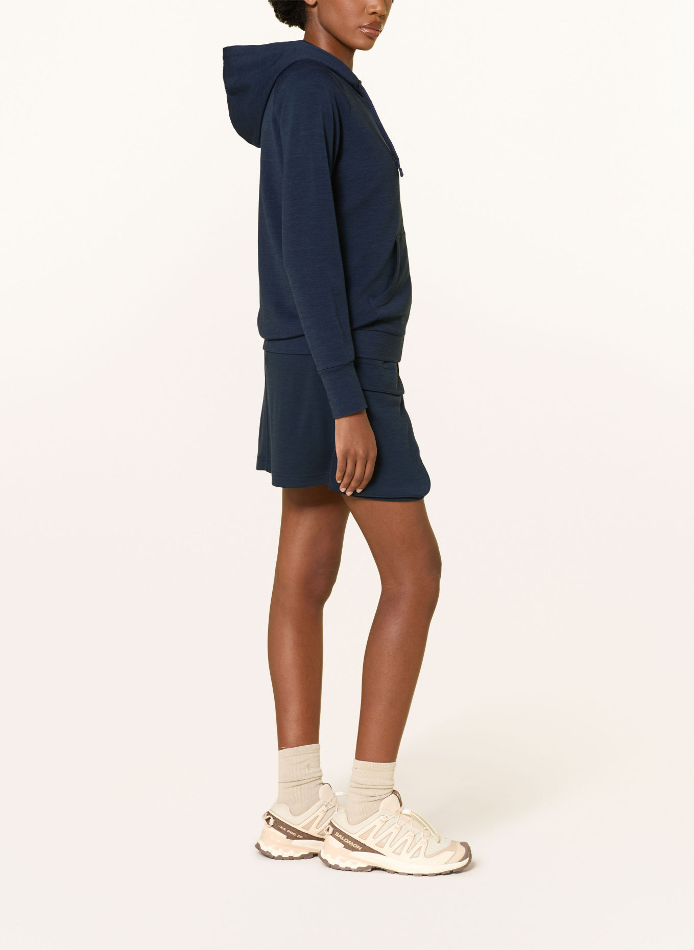 super.natural EVERYDAY Training jacket with Merino Wool: DARK BLUE