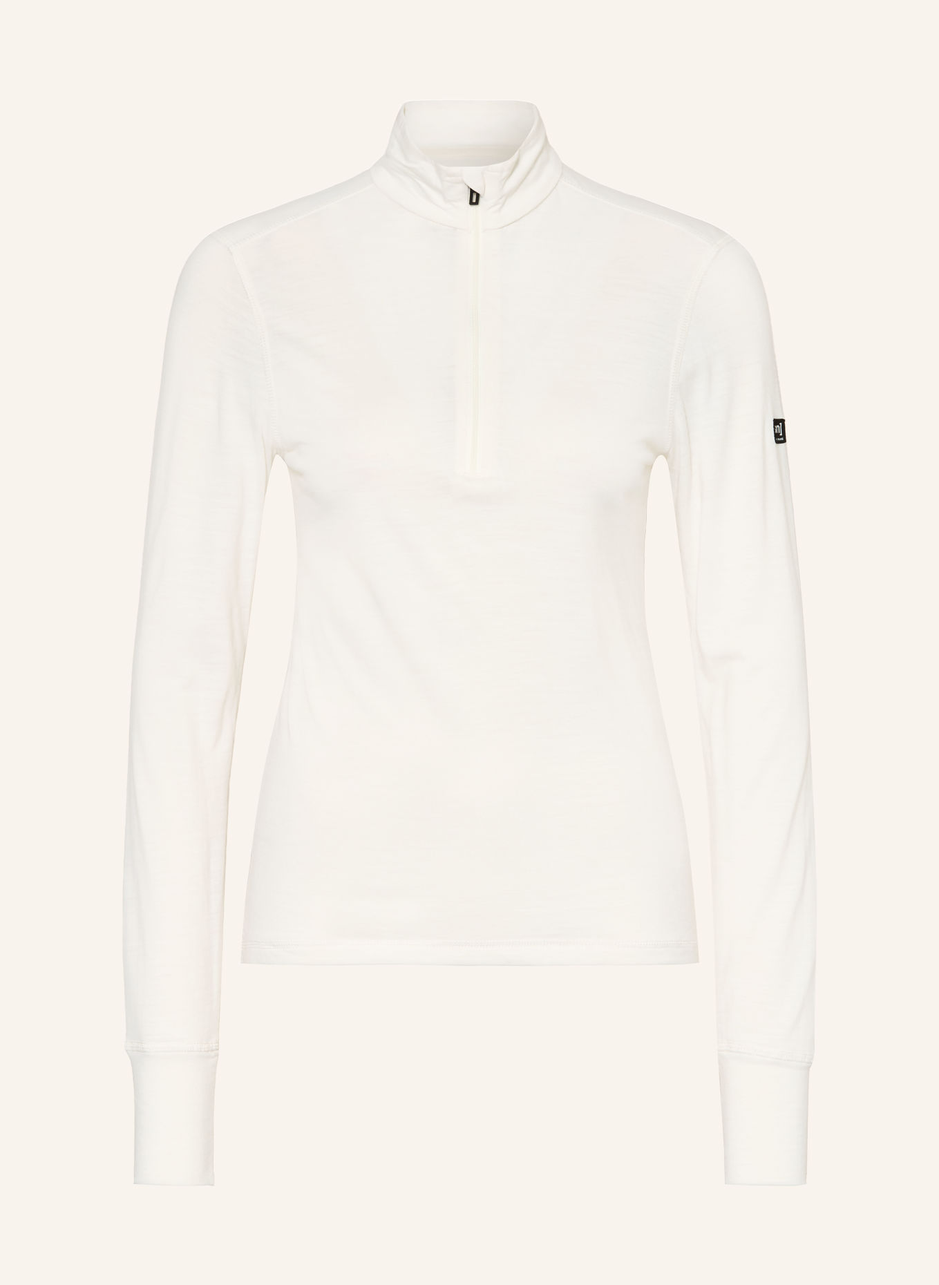 super.natural TUNDRA175 functional underwear shirt with merino wool: WHITE