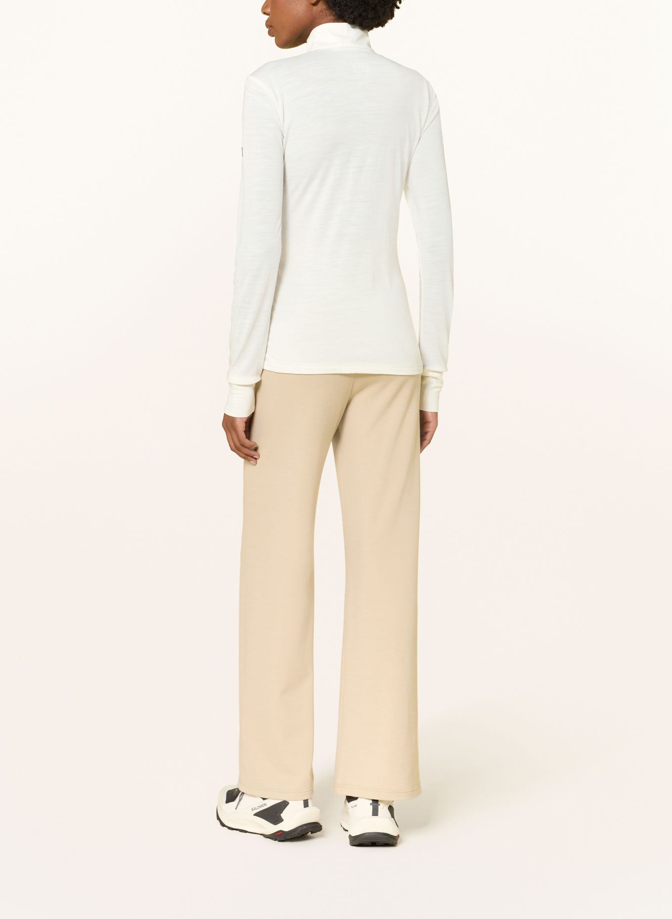super.natural TUNDRA175 functional underwear shirt with merino wool: WHITE