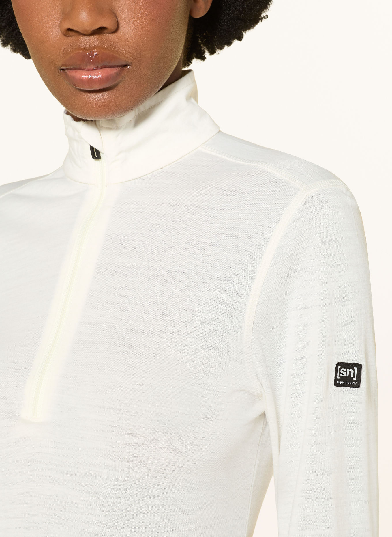 super.natural TUNDRA175 functional underwear shirt with merino wool: WHITE
