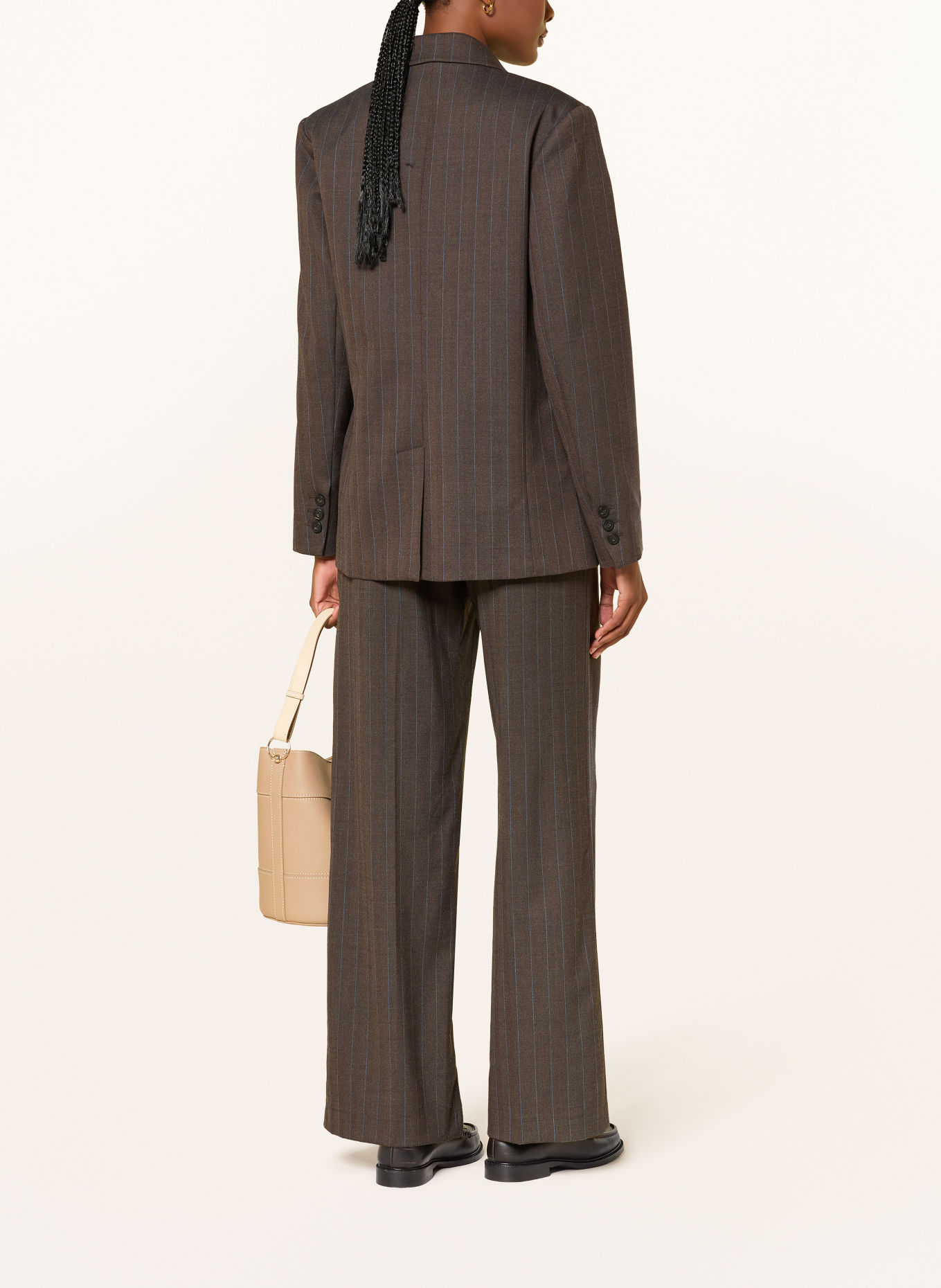 CLAUDIE PIERLOT Blazer: DUNKELBRAUN / BLAU
