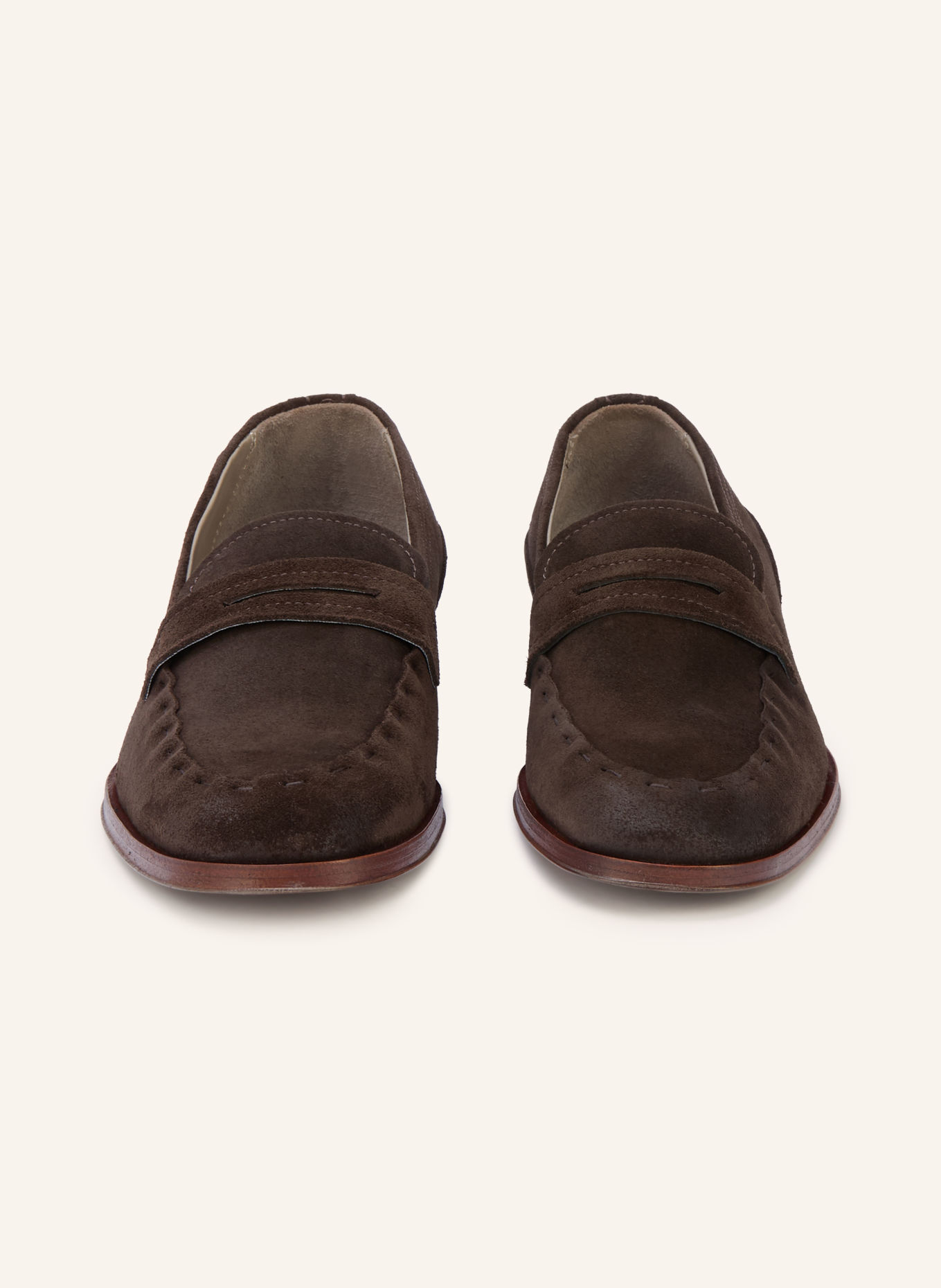 ALLSAINTS Pennyloafers JULES: MARRON FONCÉ