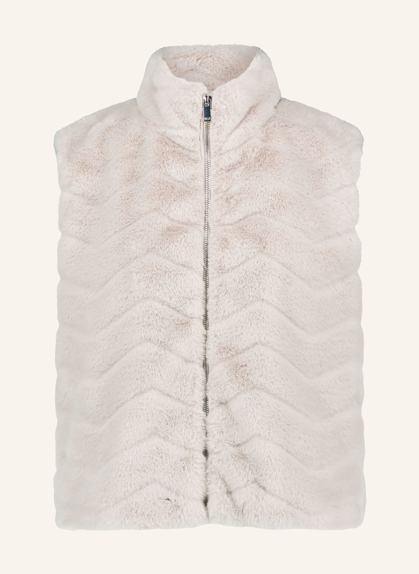 CARTOON Faux Fur Vest: CREAM