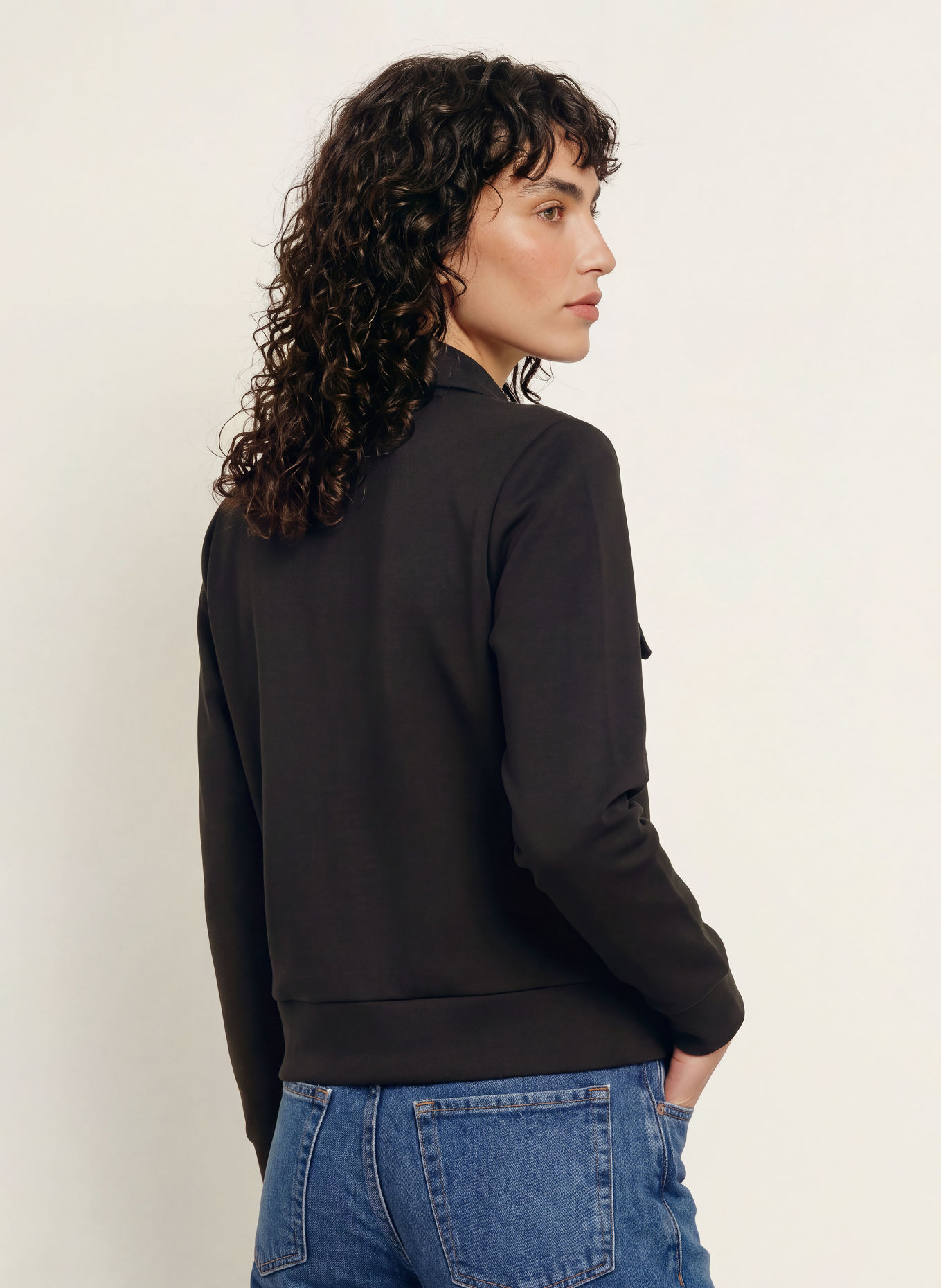 InWear Sweat zippé BECAIW: NOIR