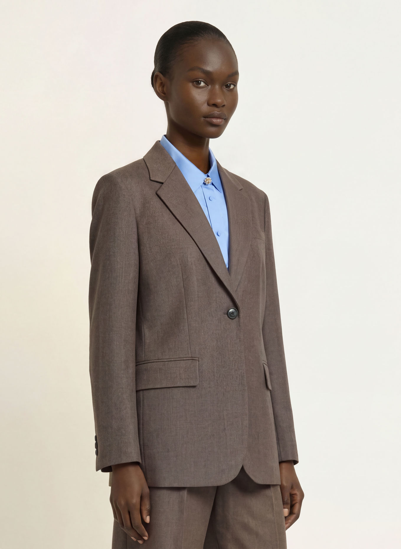 SANDRO Blazer: BRAUN