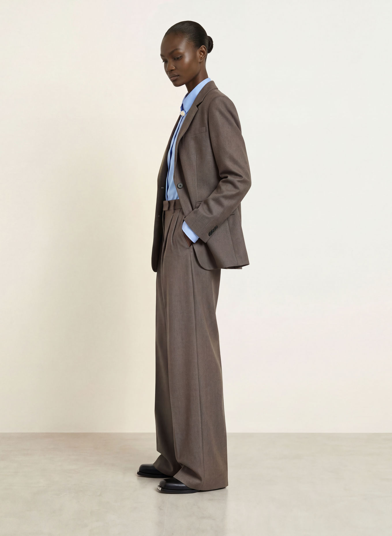 SANDRO Blazer: BRAUN